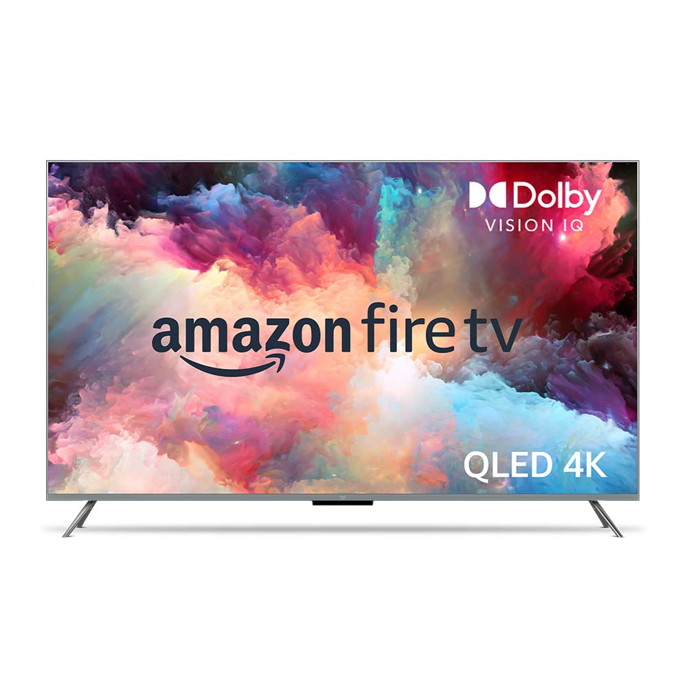 Amazon Fire TV 50" Omni QLED Series 4K UHD smart TV, Dolby Vision IQ, Fire TV Ambient Experience, local dimming, hands-free with Alexa