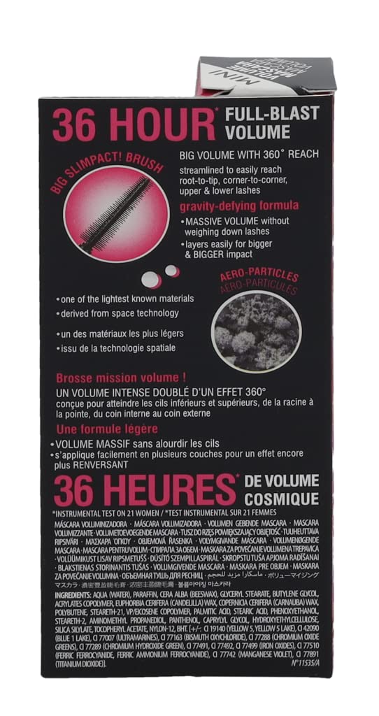 Benefit Bad Gal Bang Volumizing Mascara, Regular Size, 0.3 Fl Oz, Black