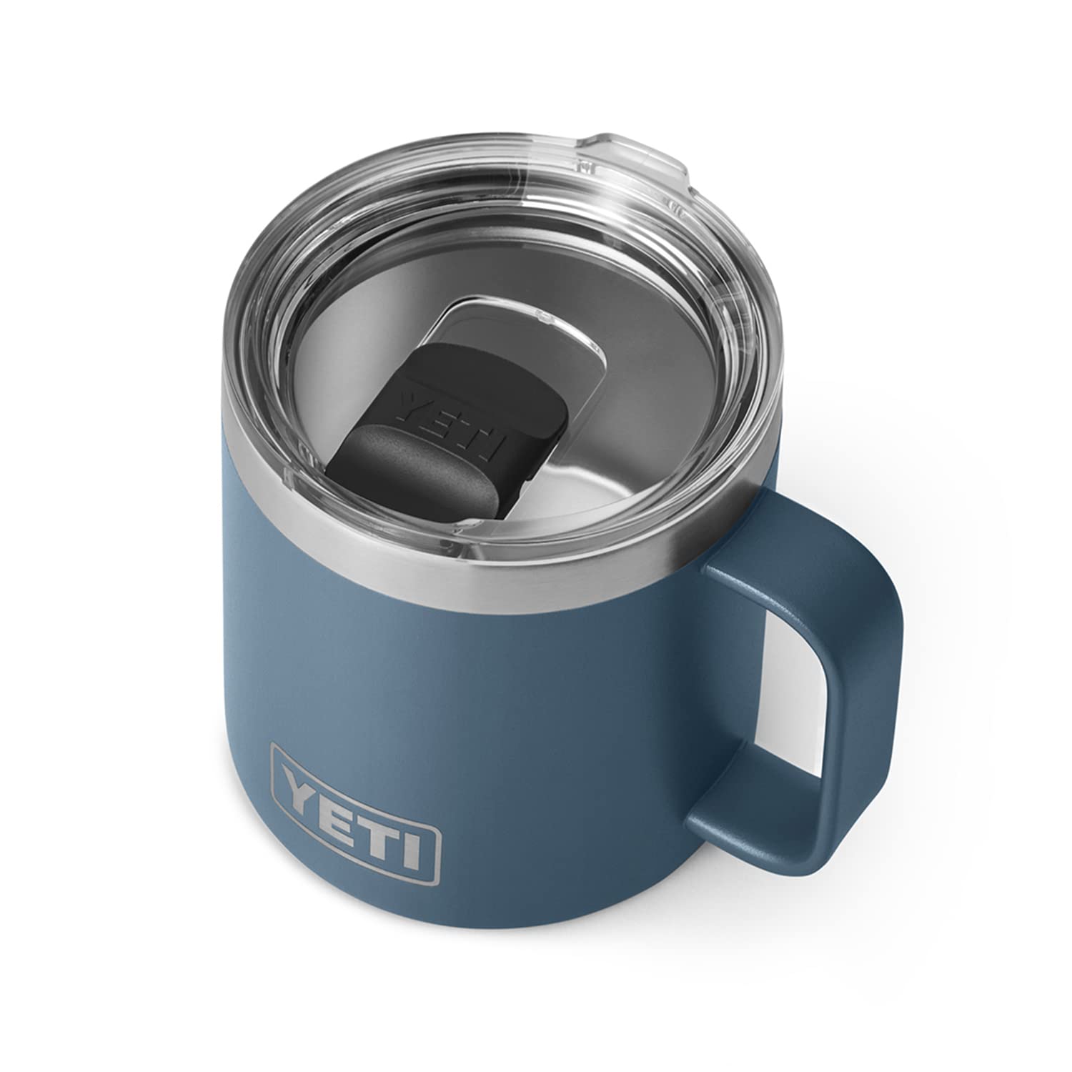YETI Rambler 14 oz Mug, Vacuum Insulated, Stainless Steel with MagSlider Lid, Stainless