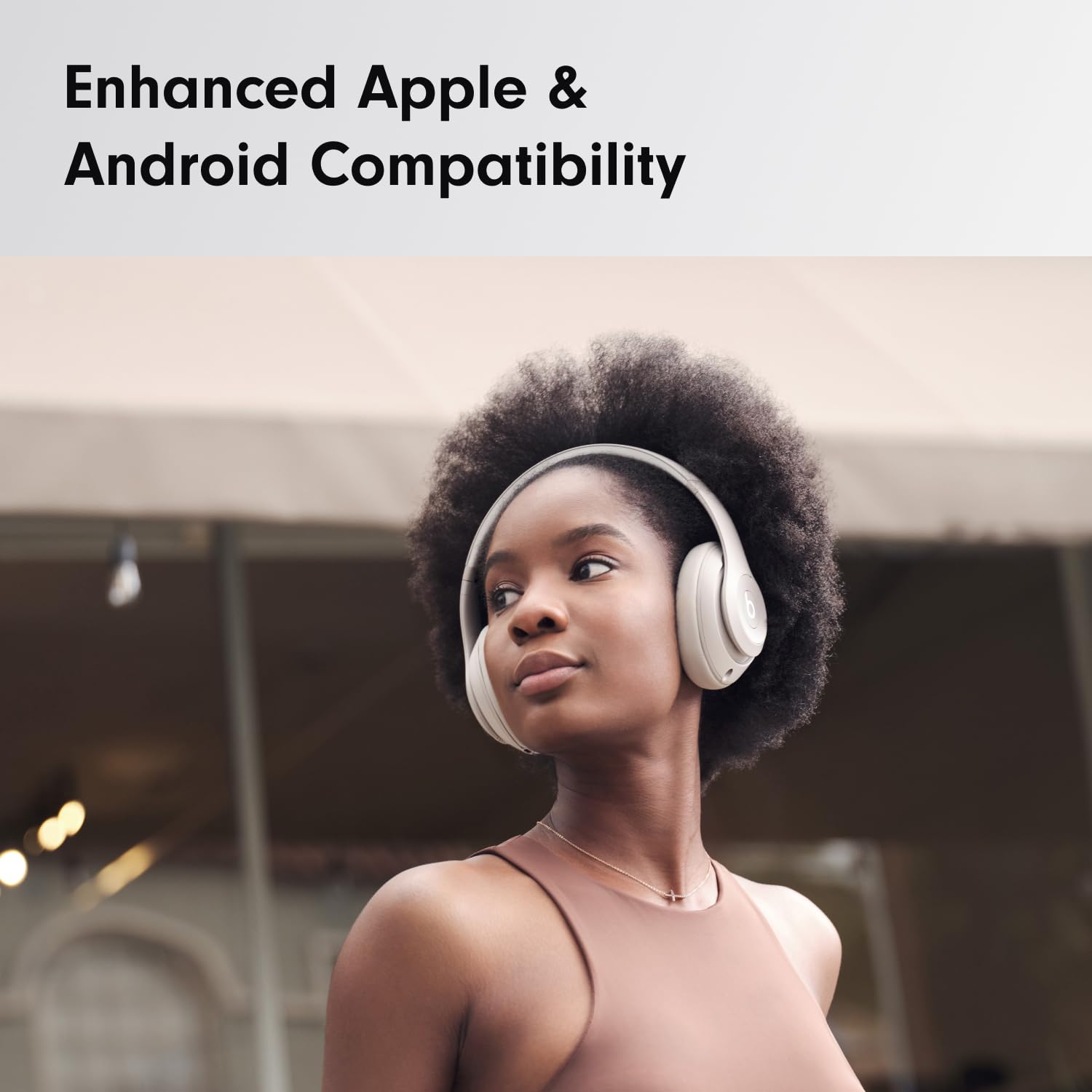 Beats Studio Pro - Wireless Bluetooth Noise Cancelling Headphones - Personalized Spatial Audio, USB-C Lossless Audio, Apple & Android Compatibility, Up to 40 Hours Battery Life - Matte White