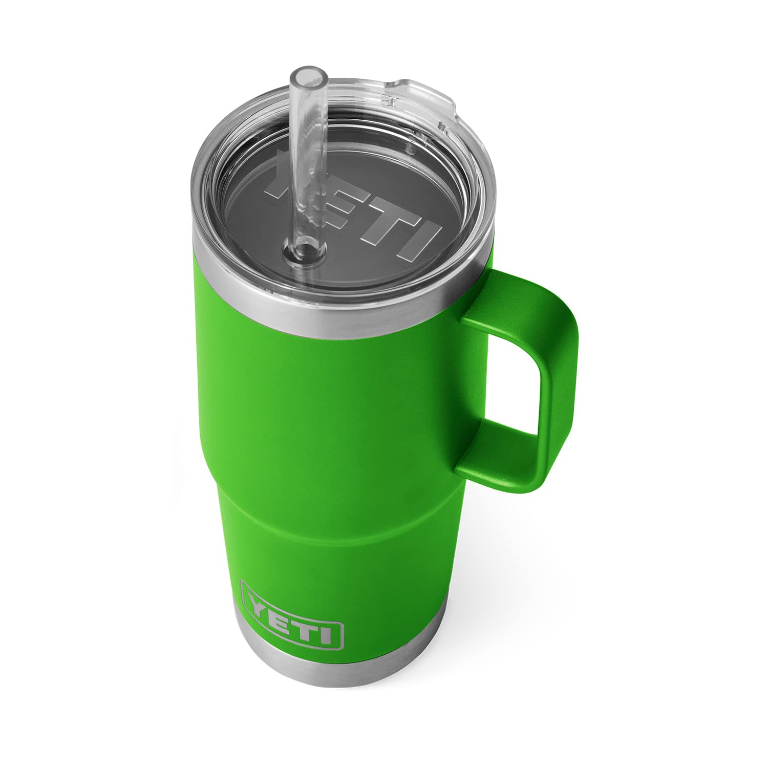 YETI Rambler Tumbler with Handle and Straw Lid, Vacuum Insulated Travel Mug, Stainless Steel