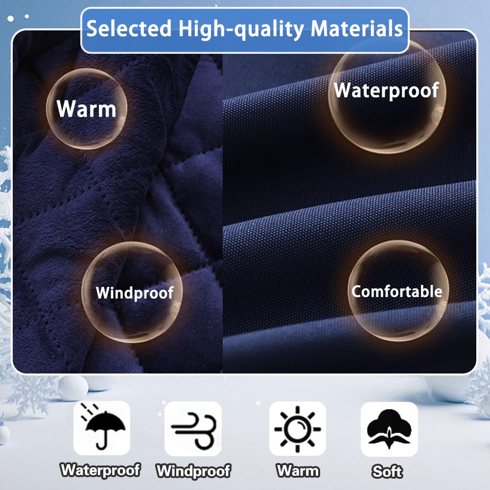 Xifamniy Toddler Snowsuit 2T 3T 4T 5T Ski Suit Baby Boy Girl Winter Clothes Coat Outwear Snow Suit Hooded Romper Jumpsuit