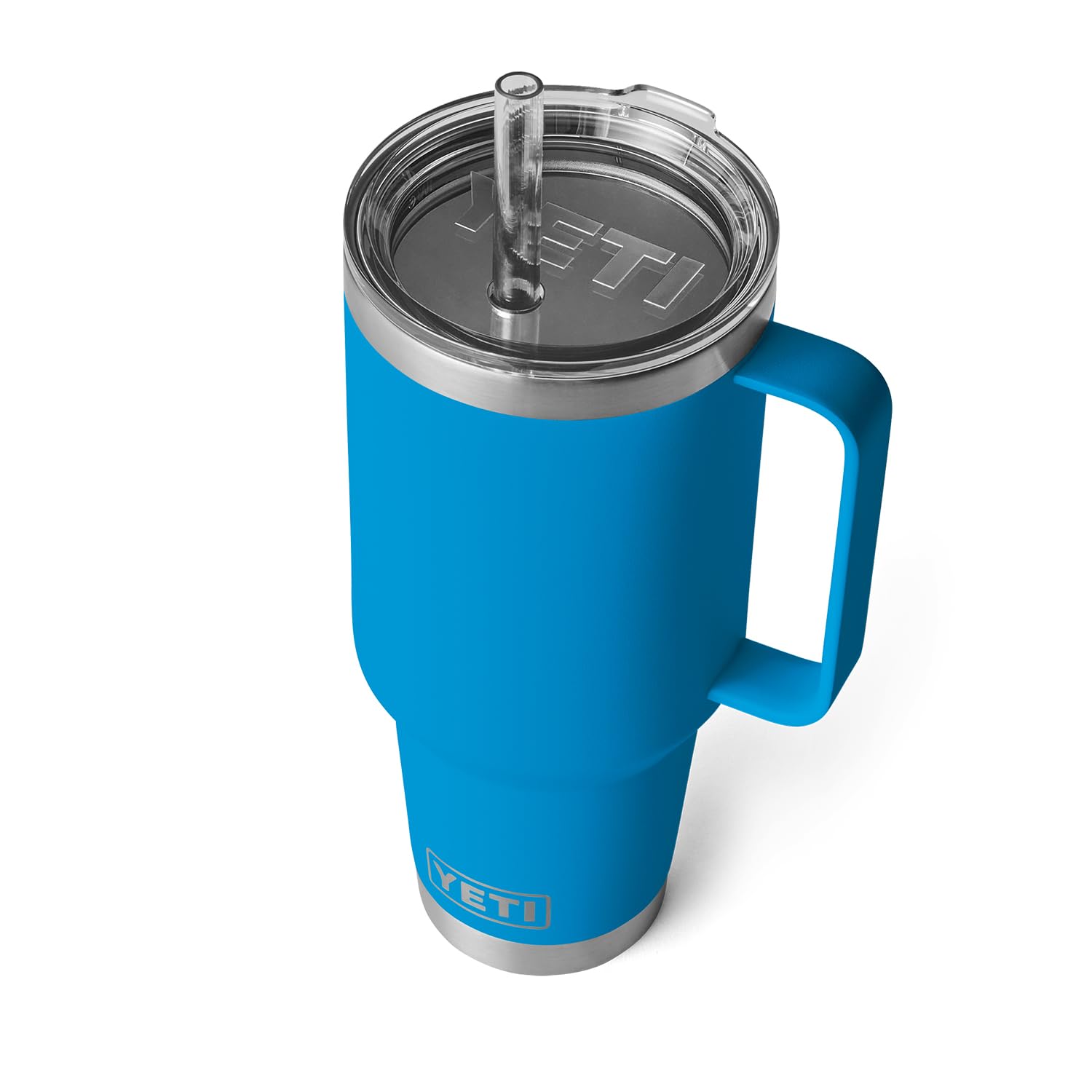 YETI Rambler Tumbler with Handle and Straw Lid, Vacuum Insulated Travel Mug, Stainless Steel