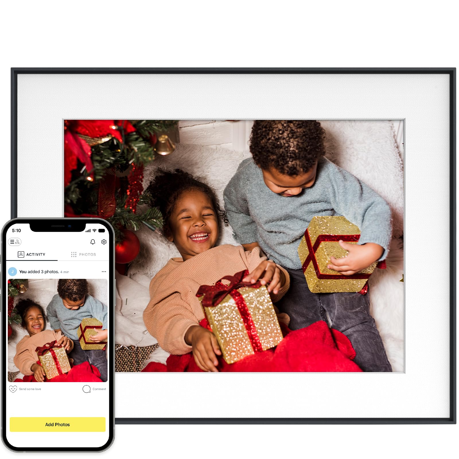 Aura Digital Picture Frame - 10.1" HD Mat Display | Wirecutter&