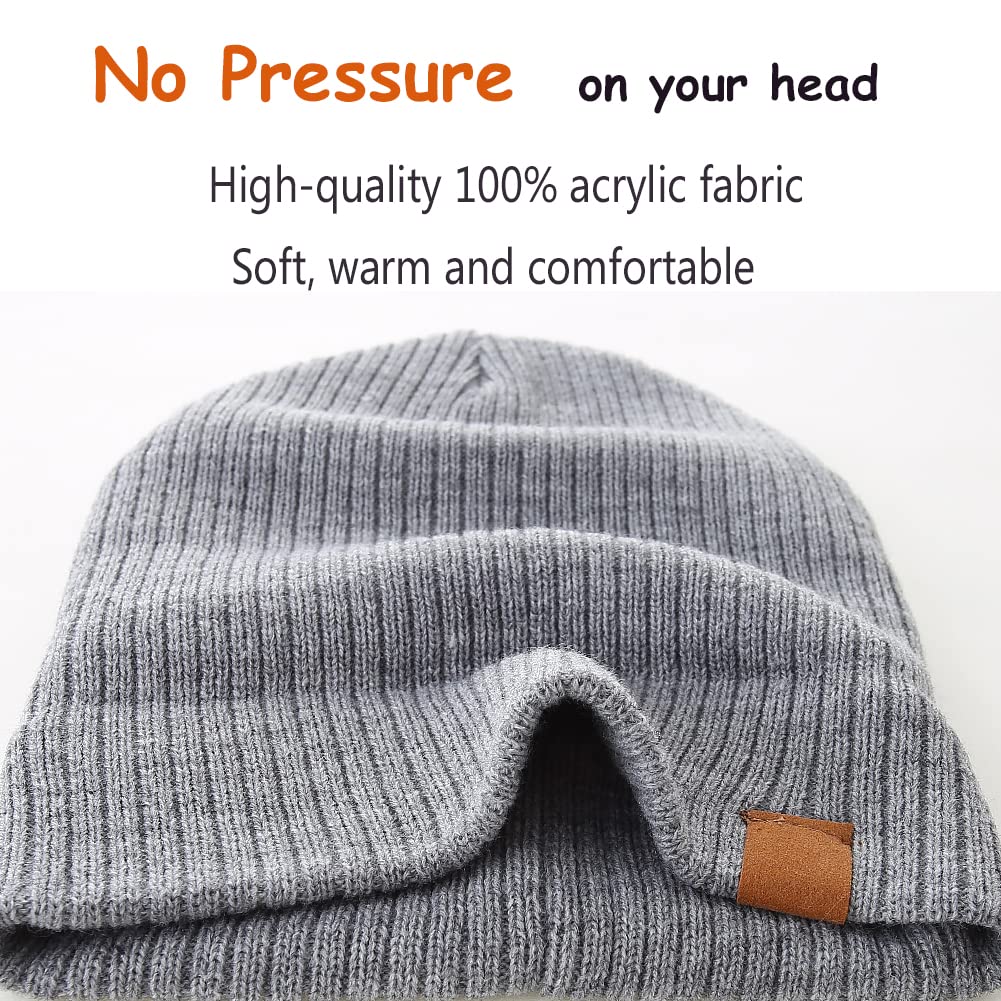 LMLALML Beanie for Toddler Boys Elegant Baby Beanie Knit Winter Hat for Kids