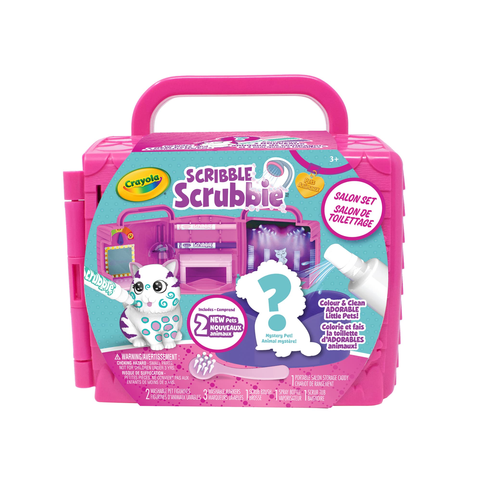 Crayola Scribble Scrubbie Peculiar Pets Tub Playset, Creative Toys