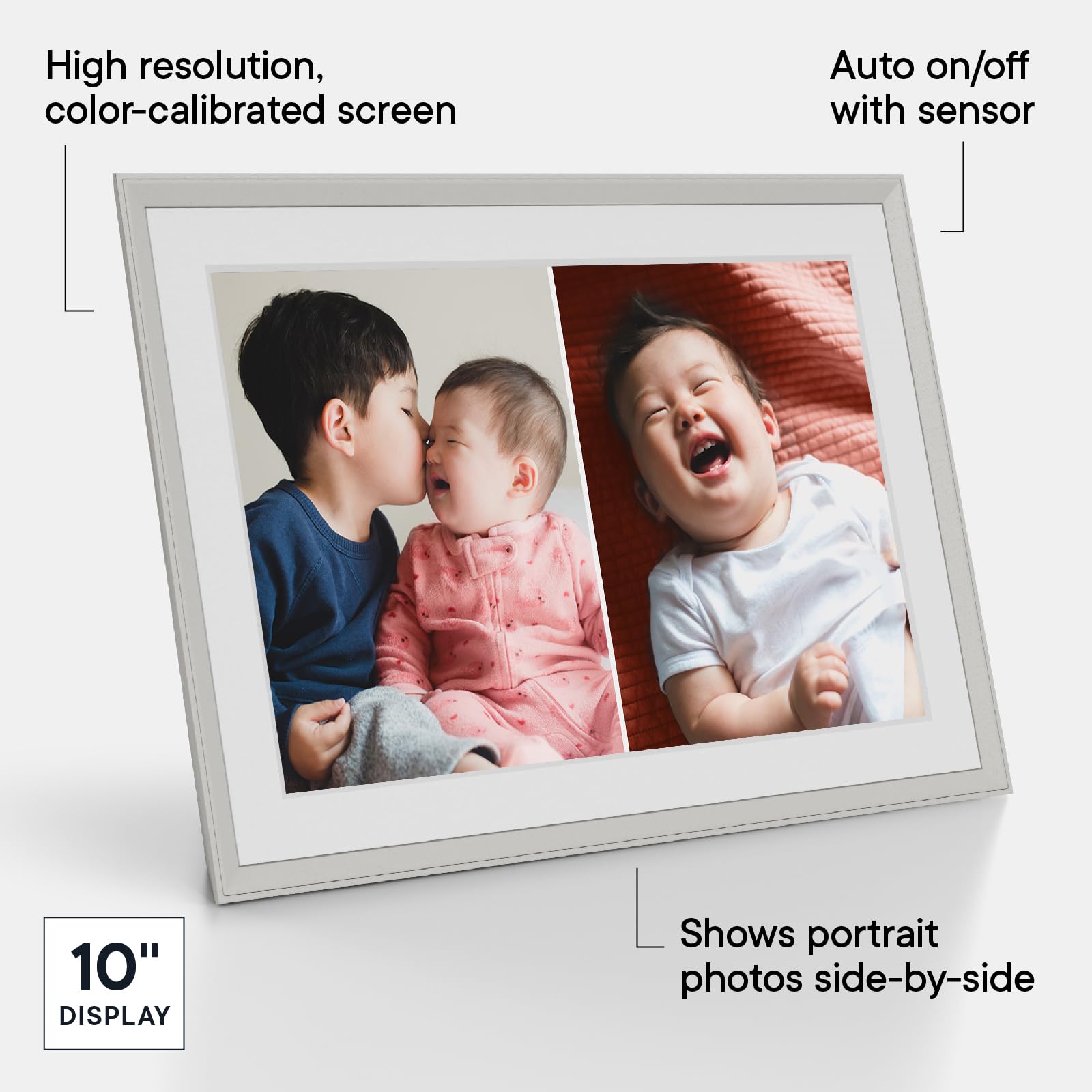 Aura Digital Picture Frame - 10.1" HD Mat Display | Wirecutter&