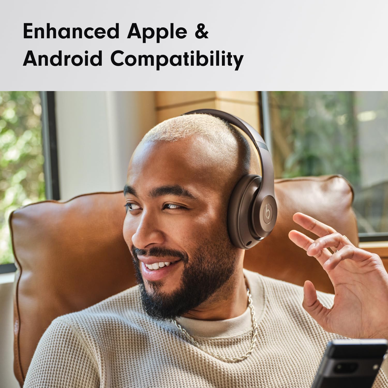 Beats Studio Pro - Wireless Bluetooth Noise Cancelling Headphones - Personalized Spatial Audio, USB-C Lossless Audio, Apple & Android Compatibility, Up to 40 Hours Battery Life - Matte White