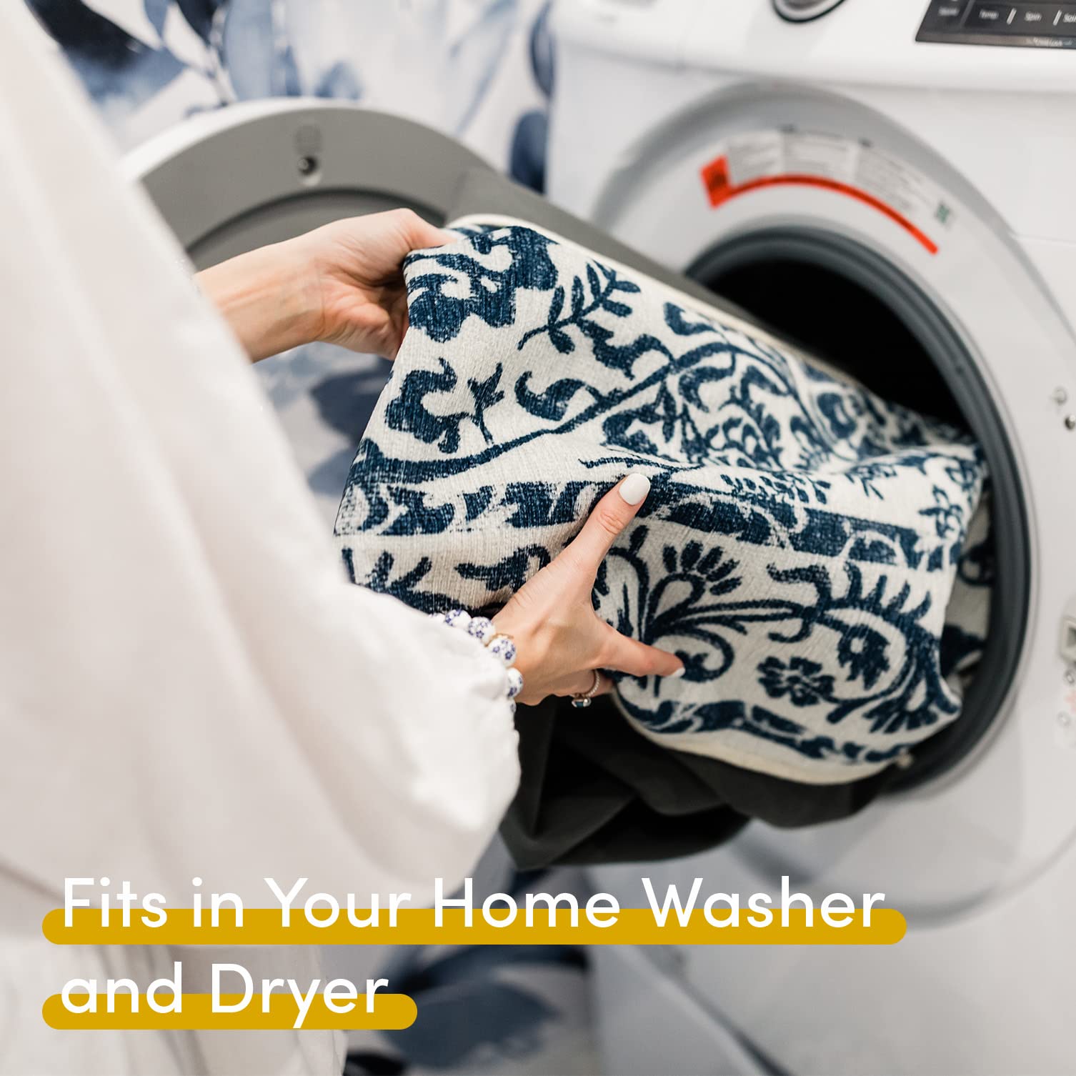 RUGGABLE – Sarrah Blue Quartz – Machine Washable Runner Rug – Pet & Child Friendly – Stain & Water Resistant – Non-Slip – 2.5&