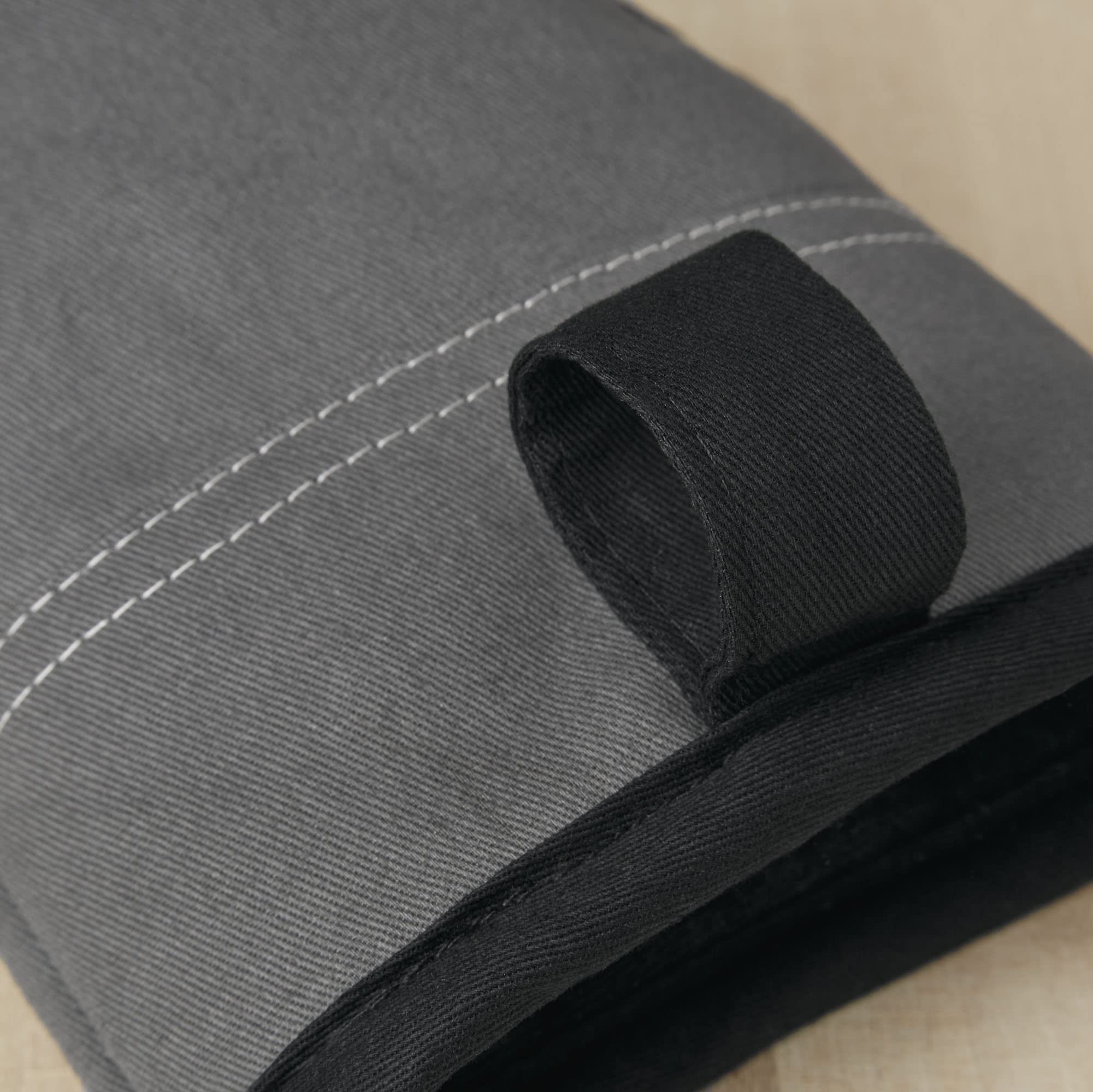 KitchenAid Beacon Two-Tone Non-Slip Mini Oven Mitt Set, Milkshake/Beige, 5.5"x8", 2 Piece