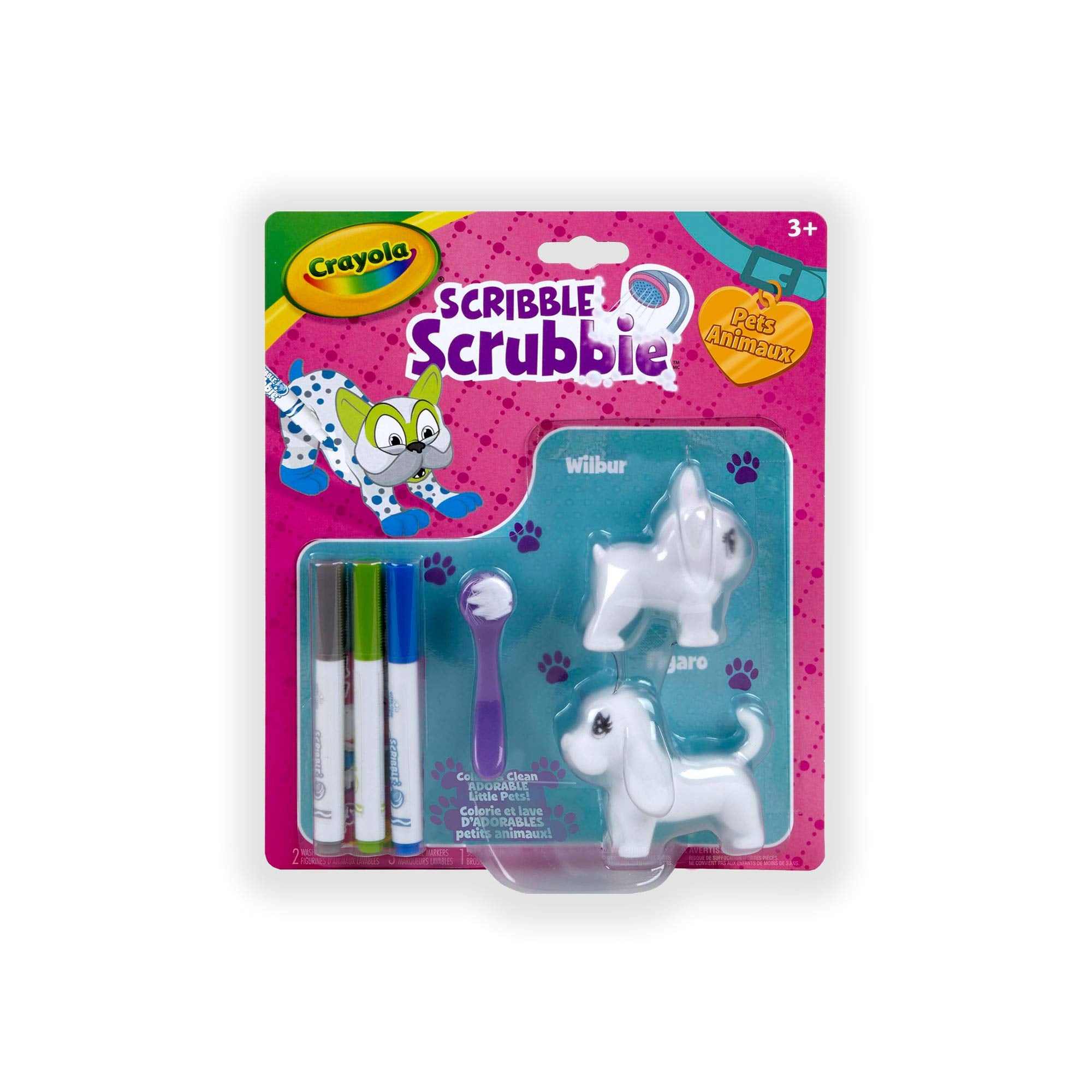 Crayola Scribble Scrubbie Peculiar Pets Tub Playset, Creative Toys
