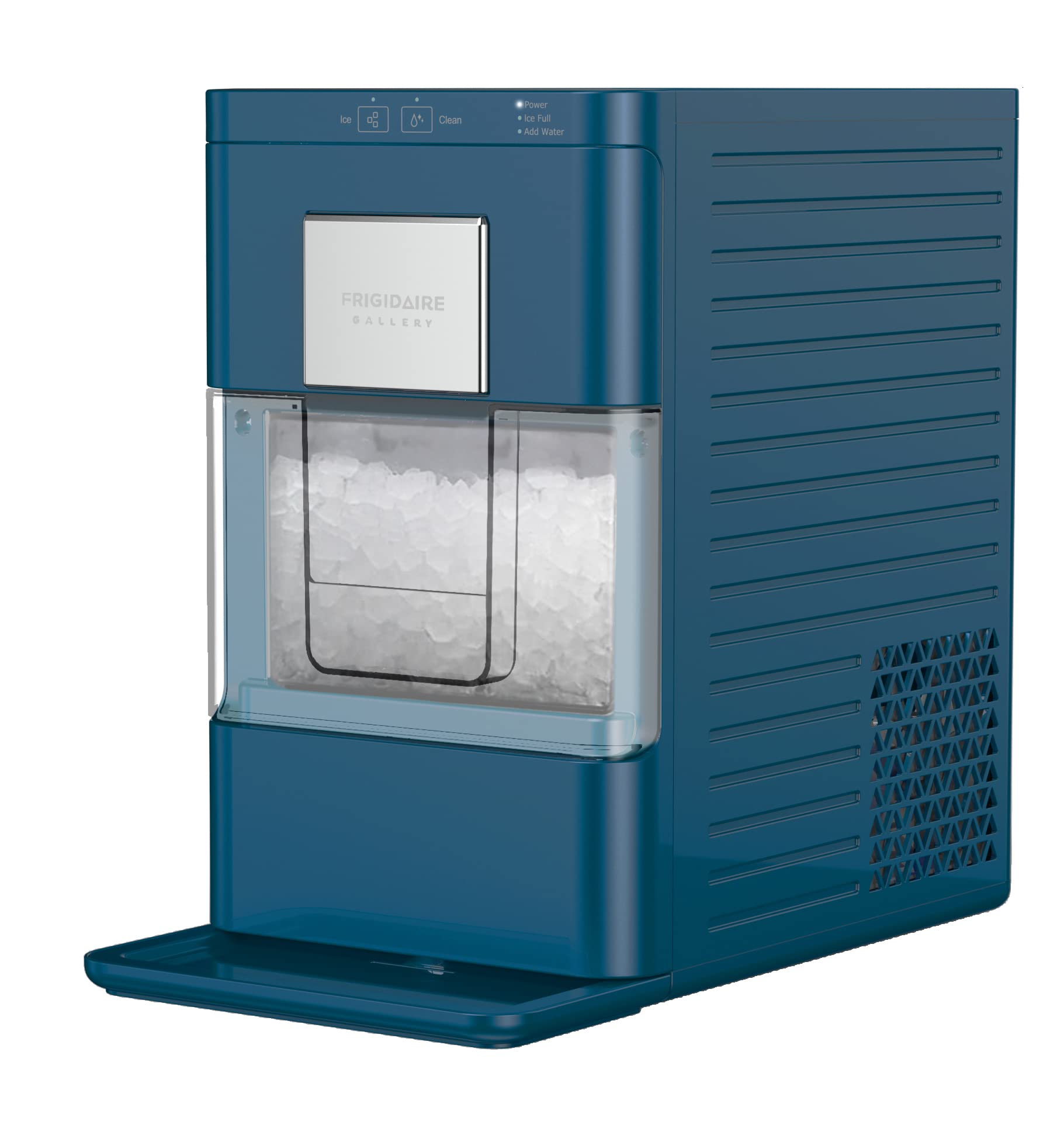 Frigidaire Nugget Ice Maker, Countertop Ice Machine with Transparent Window, Sonic Ice Maker with 44 lbs. Capacity, Auto Self Cleaning Ice Maker Machine, 2.0 Gen, Cream - 16.75D x 11.75W x 20.25H