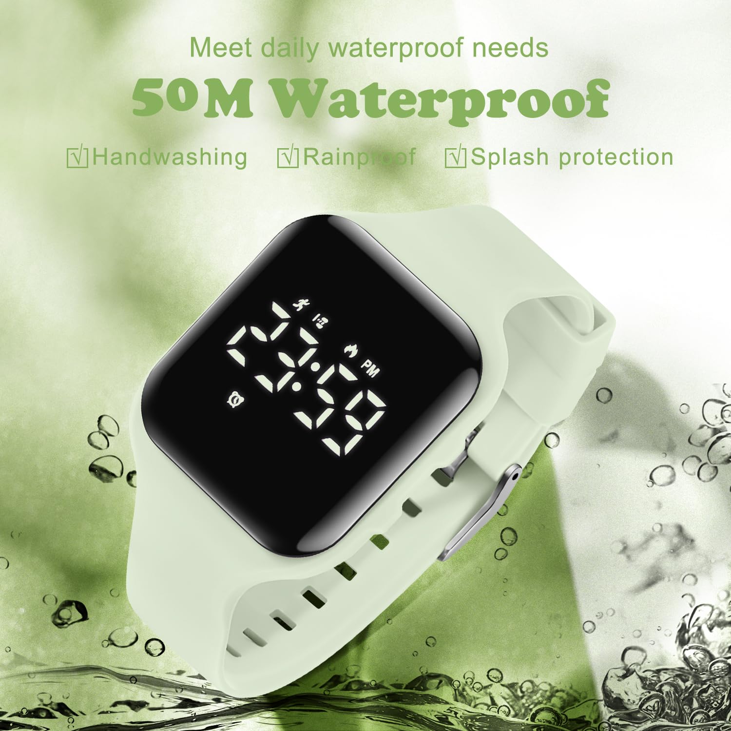 Kids Watch, No App Fitness Tracker Watch for Kids Teenager Digital Watch with Steps Counter/Distance/Calories/Alarm/Stopwatch Fitness Watch for Kids Girls Boys Gift for Teens