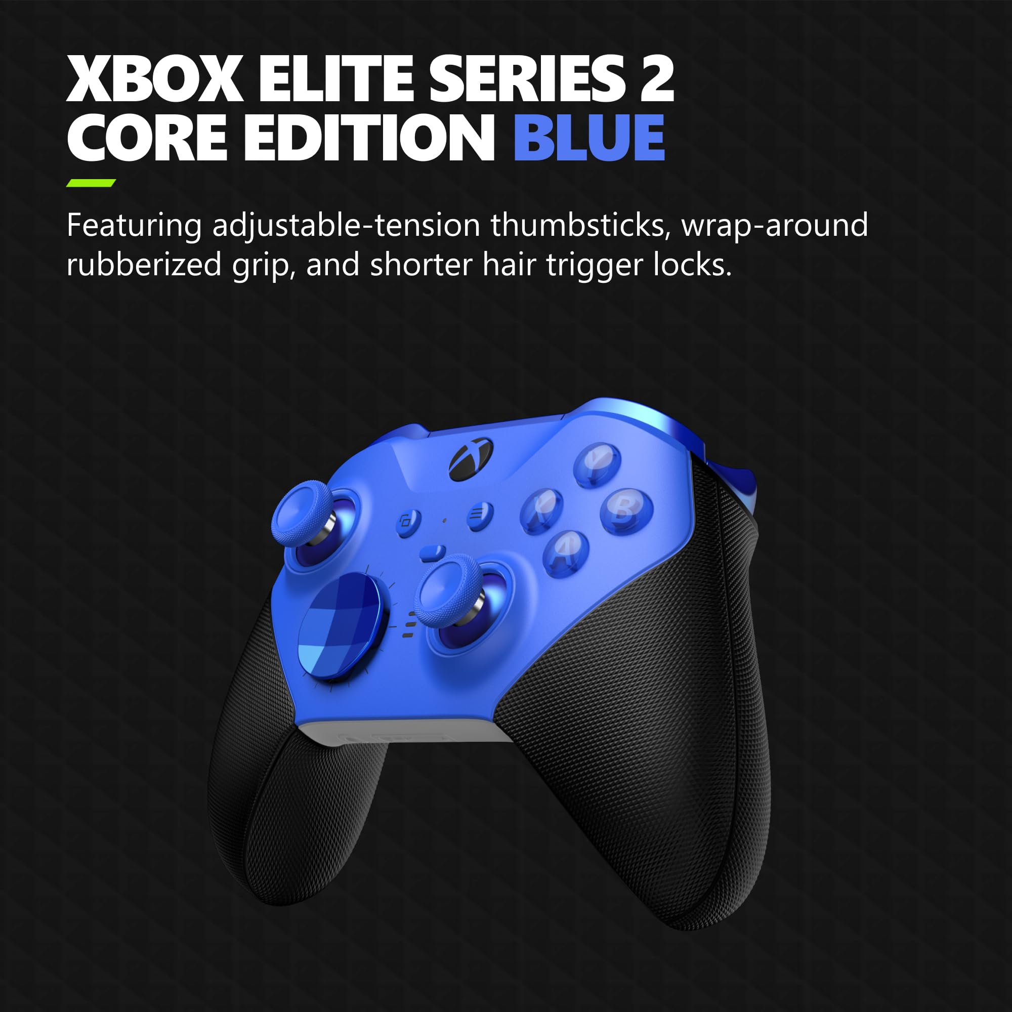 Xbox Elite Wireless Gaming Controller Series 2 – Black – Xbox Series X|S, Xbox One, Windows PC, Android, and iOS - Elite Series 2 Black Edition