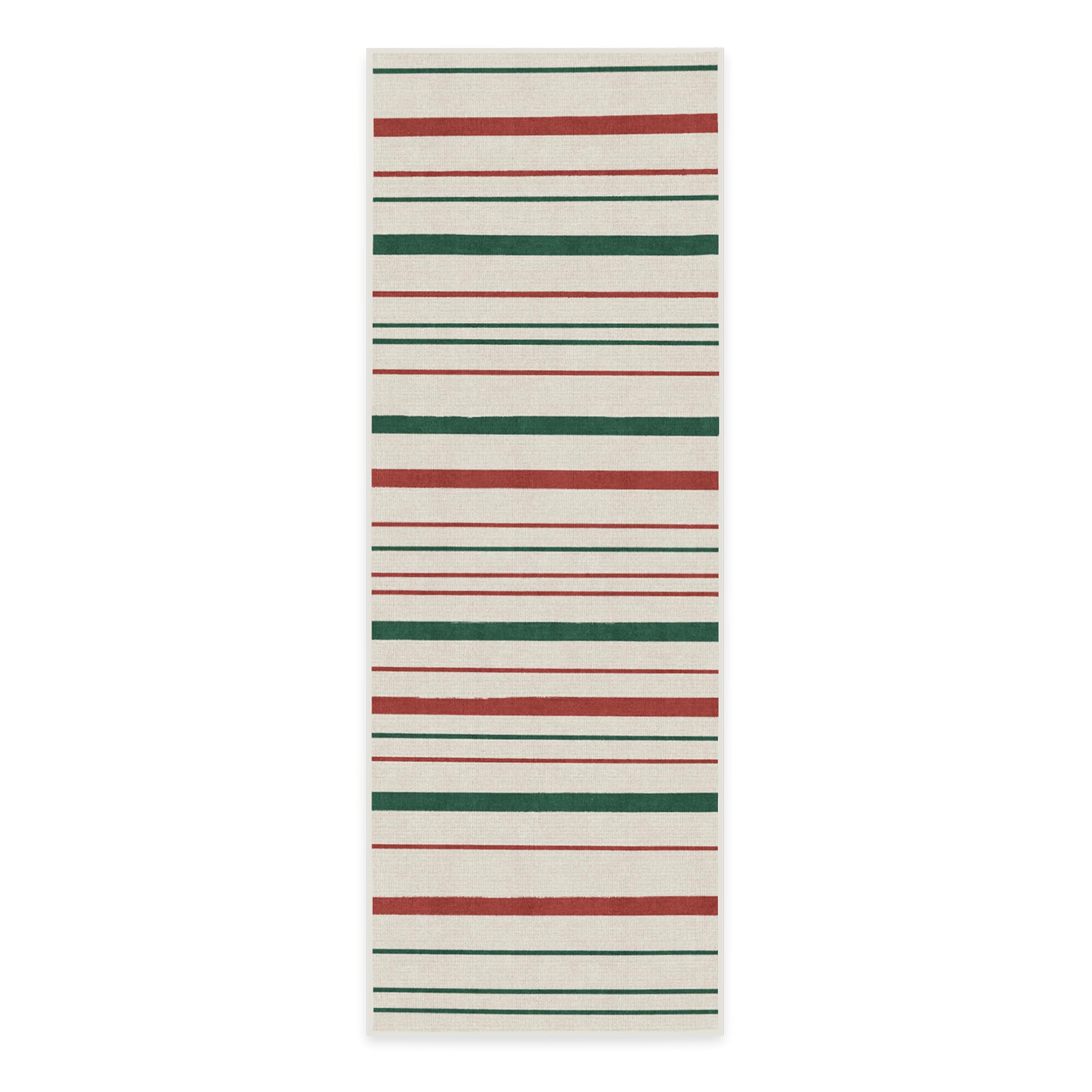 RUGGABLE Winter Plaid Washable Rug - Perfect Holiday Area Rug for Living Room Bedroom Kitchen - Pet & Child Friendly - Stain & Water Resistant - Dress Stewart Tartan Plaid 3&