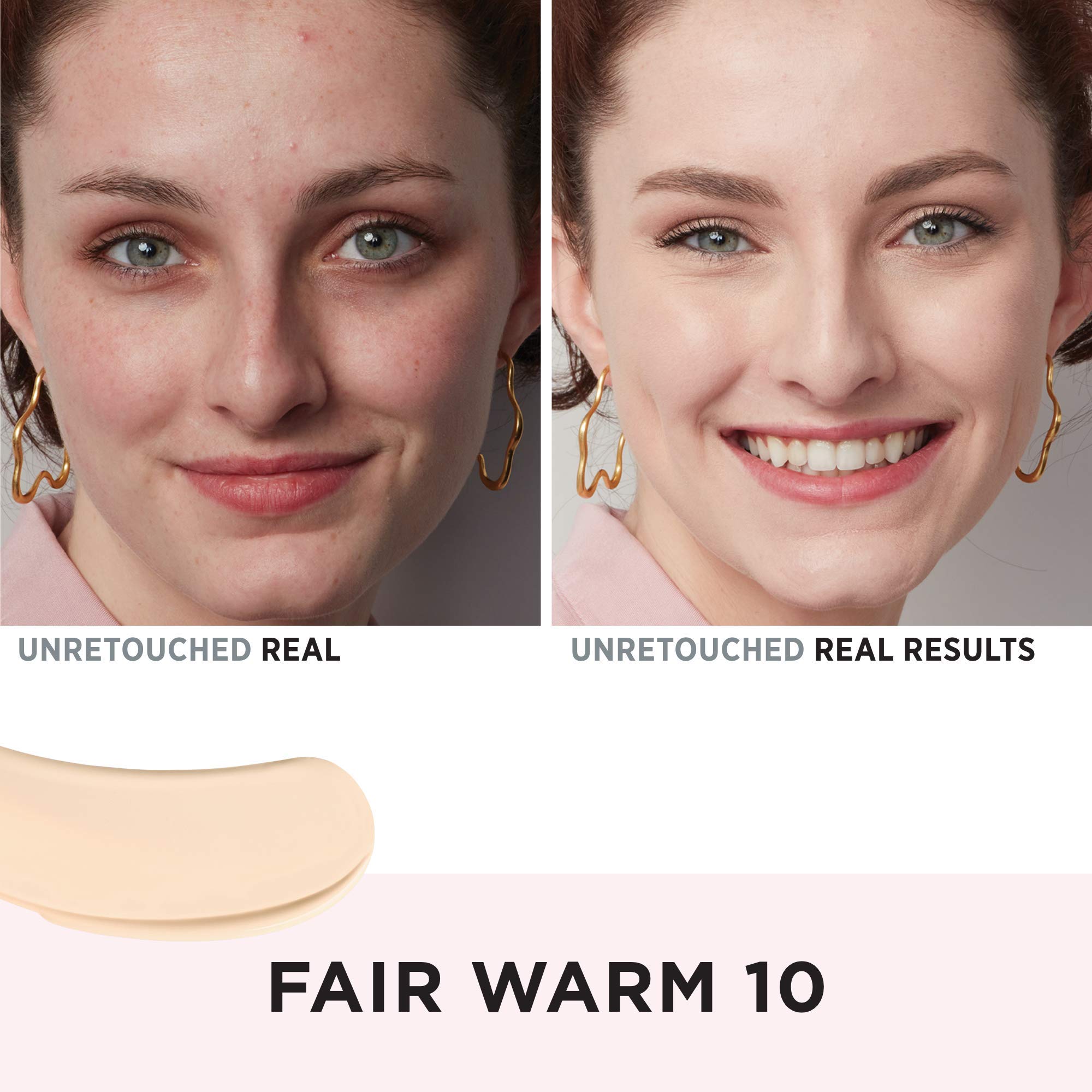 IT Cosmetics Your Skin But Better Foundation + Skincare - Hydrating Medium Buildable Coverage - Minimizes Pores & Imperfections - Natural Radiant Finish - With Hyaluronic Acid - 1.0 fl oz