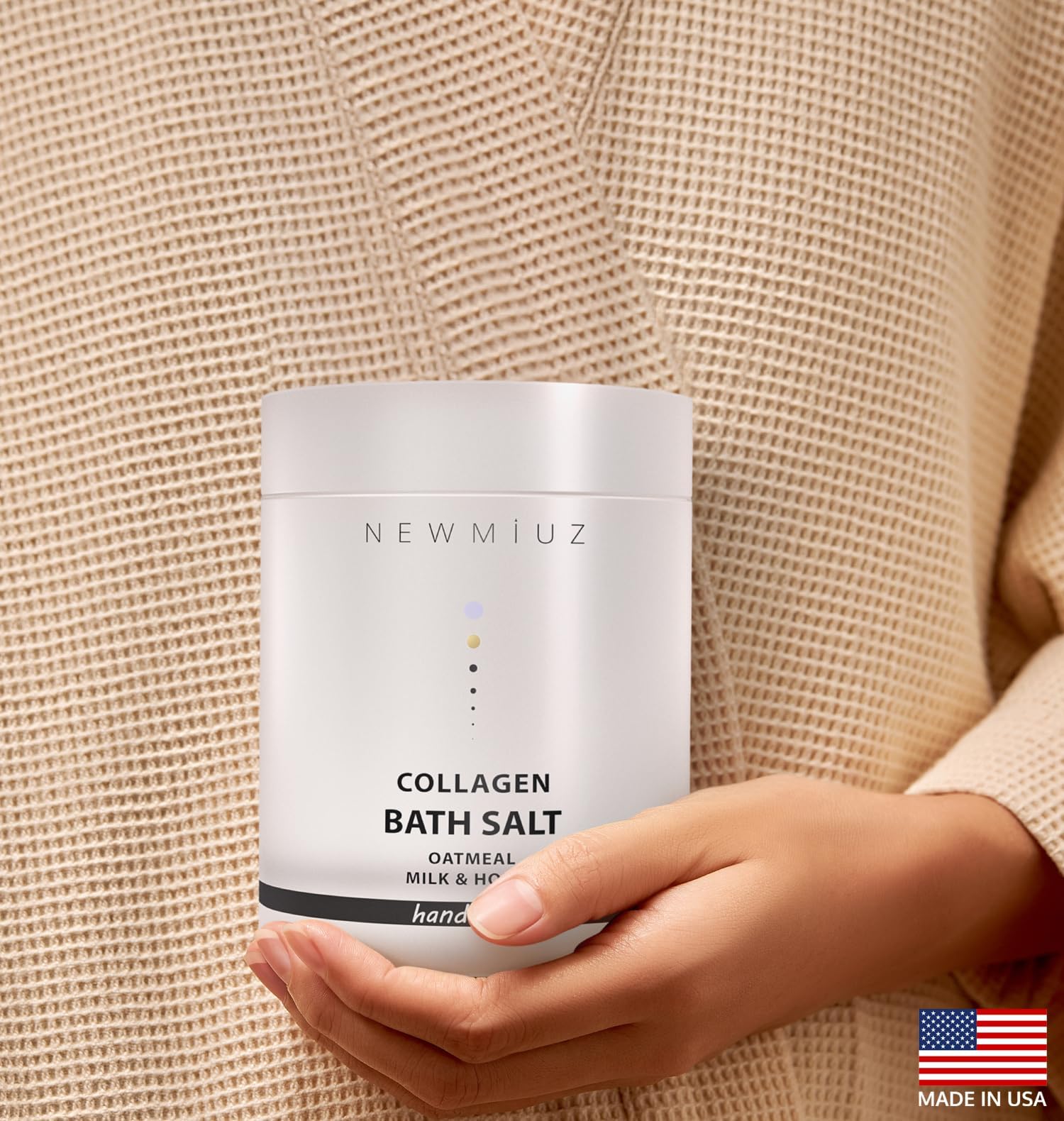 Collagen Bath Salt Soak - Moisturize Soften Skin - Magnesium Epsom Salt - Luxury Spa Bubble Mother&
