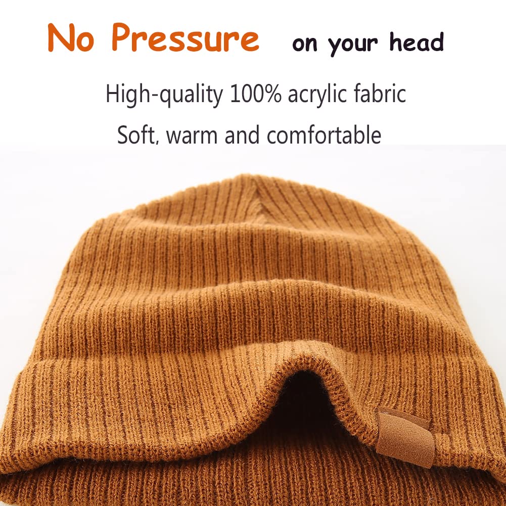 LMLALML Beanie for Toddler Boys Elegant Baby Beanie Knit Winter Hat for Kids
