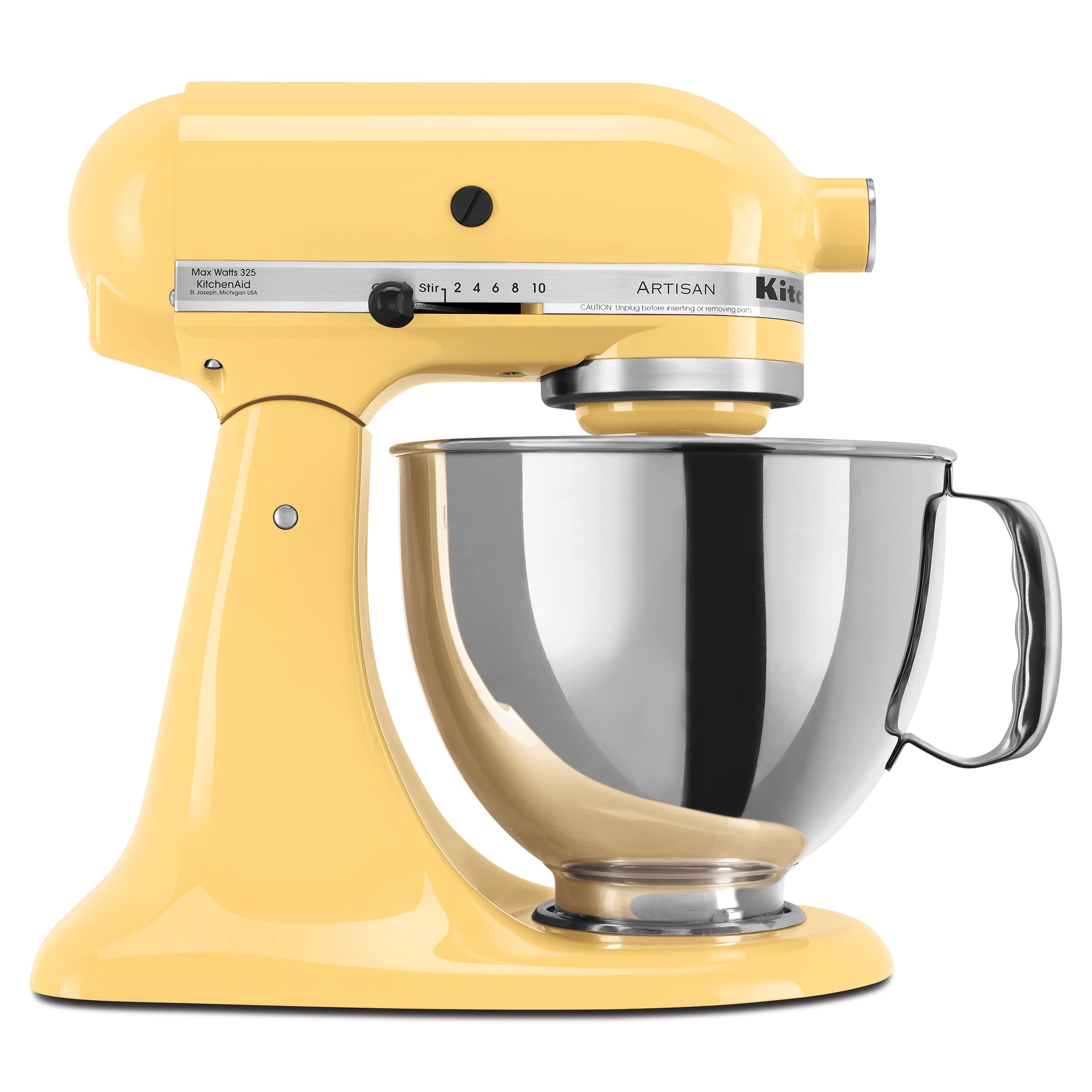 KitchenAid Artisan Series 5-Quart Tilt-Head Stand Mixer, Almond Cream, KSM150PSAC