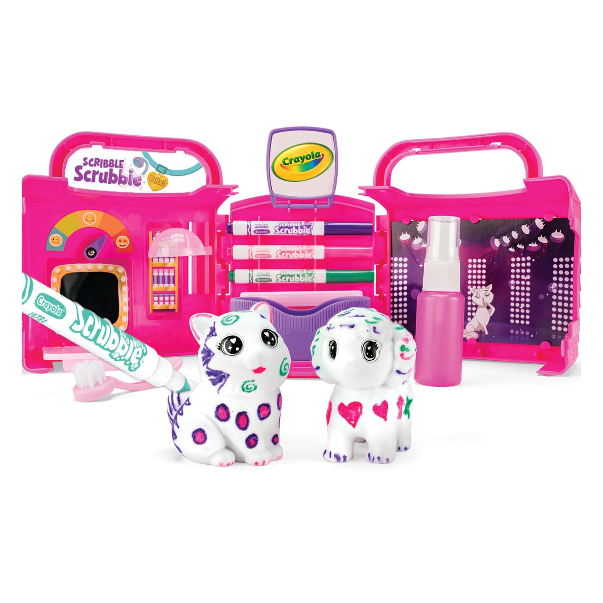 Crayola Scribble Scrubbie Peculiar Pets Tub Playset, Creative Toys