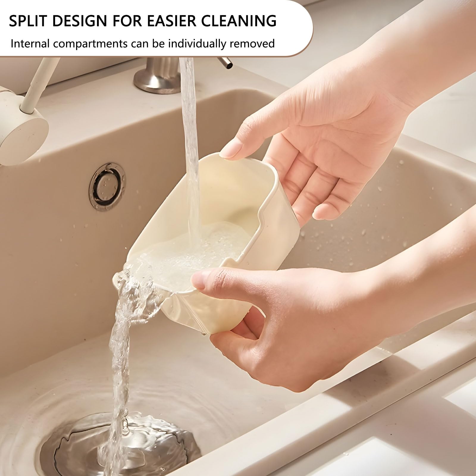 Fresh Food Storage Containers, 3 Pack Large Capacity Produce Saver Box with Drain Baskets & Lid for Vegetable and Fruit - BPA Free Stackable Refrigerator Organizer for Kitchen (0.8L+1.7L+3.15L)