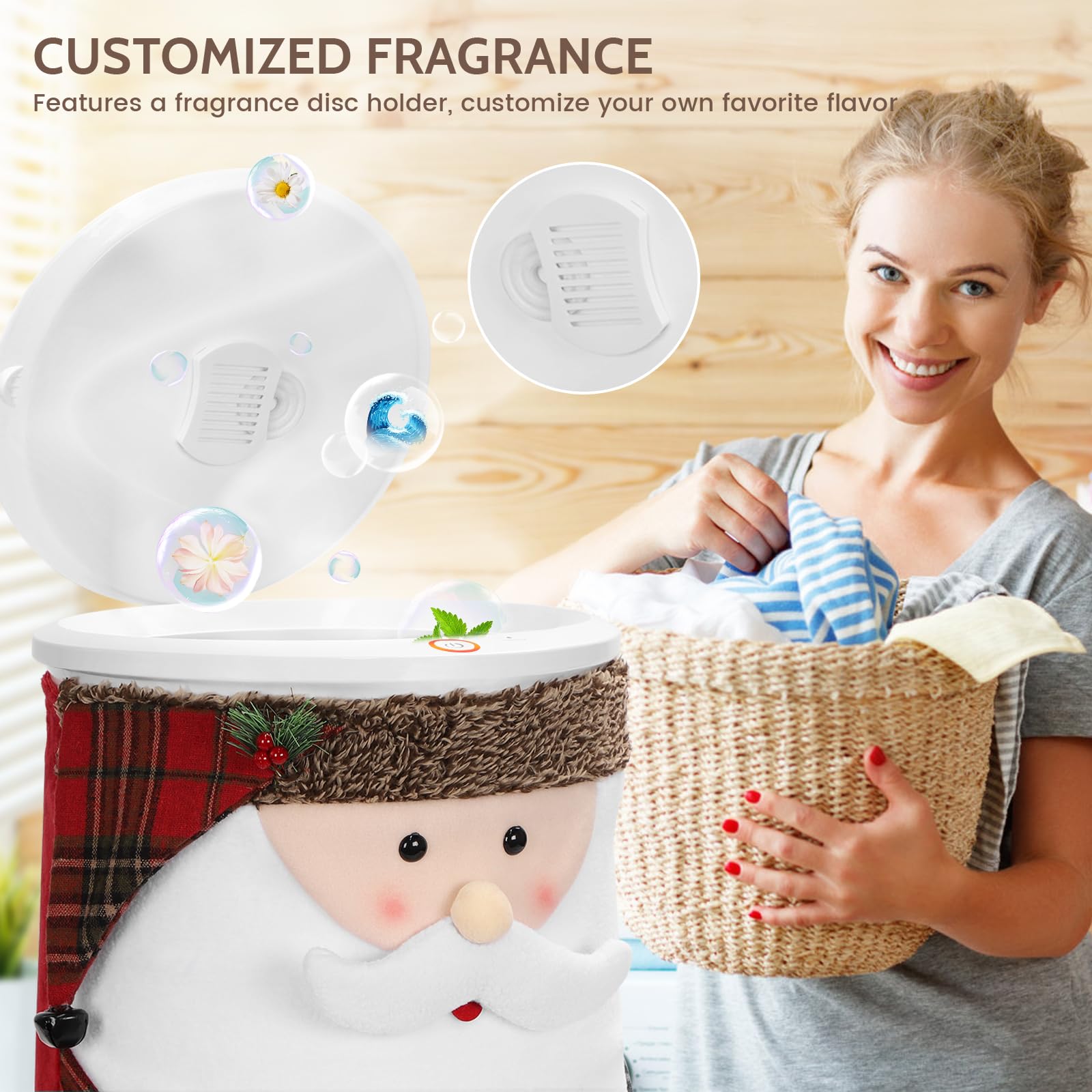 Keenray Towel Warmer, Luxury Towel Warmer Bucket, Large Towel Warmer for Bathroom, Auto Shut Off, Fits Up to Two 40"X70" Oversized Towels, Bathrobes, Blankets, PJ&