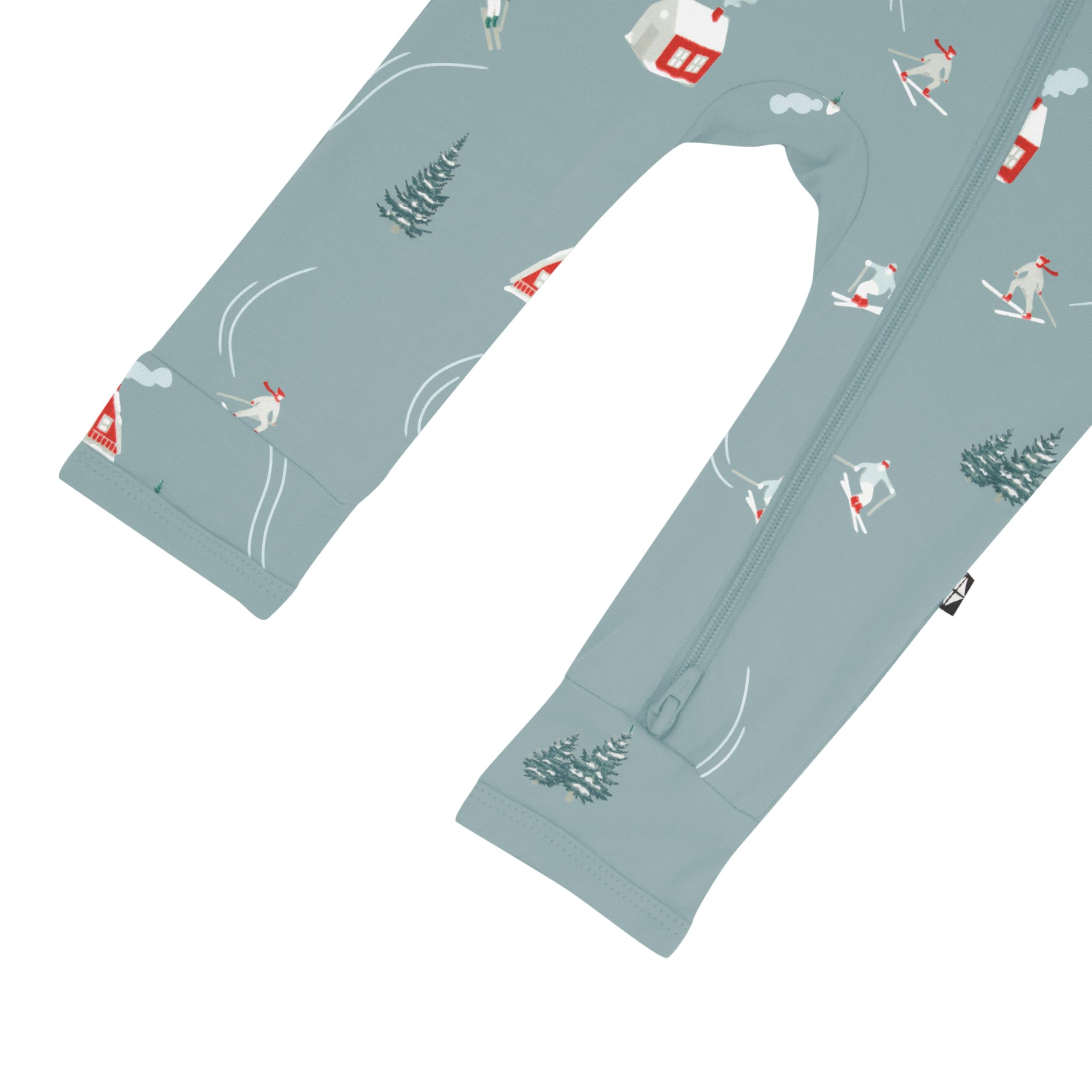 KYTE BABY Zippered Rompers, Unisex, Rayon Made from Bamboo (0-24 Months