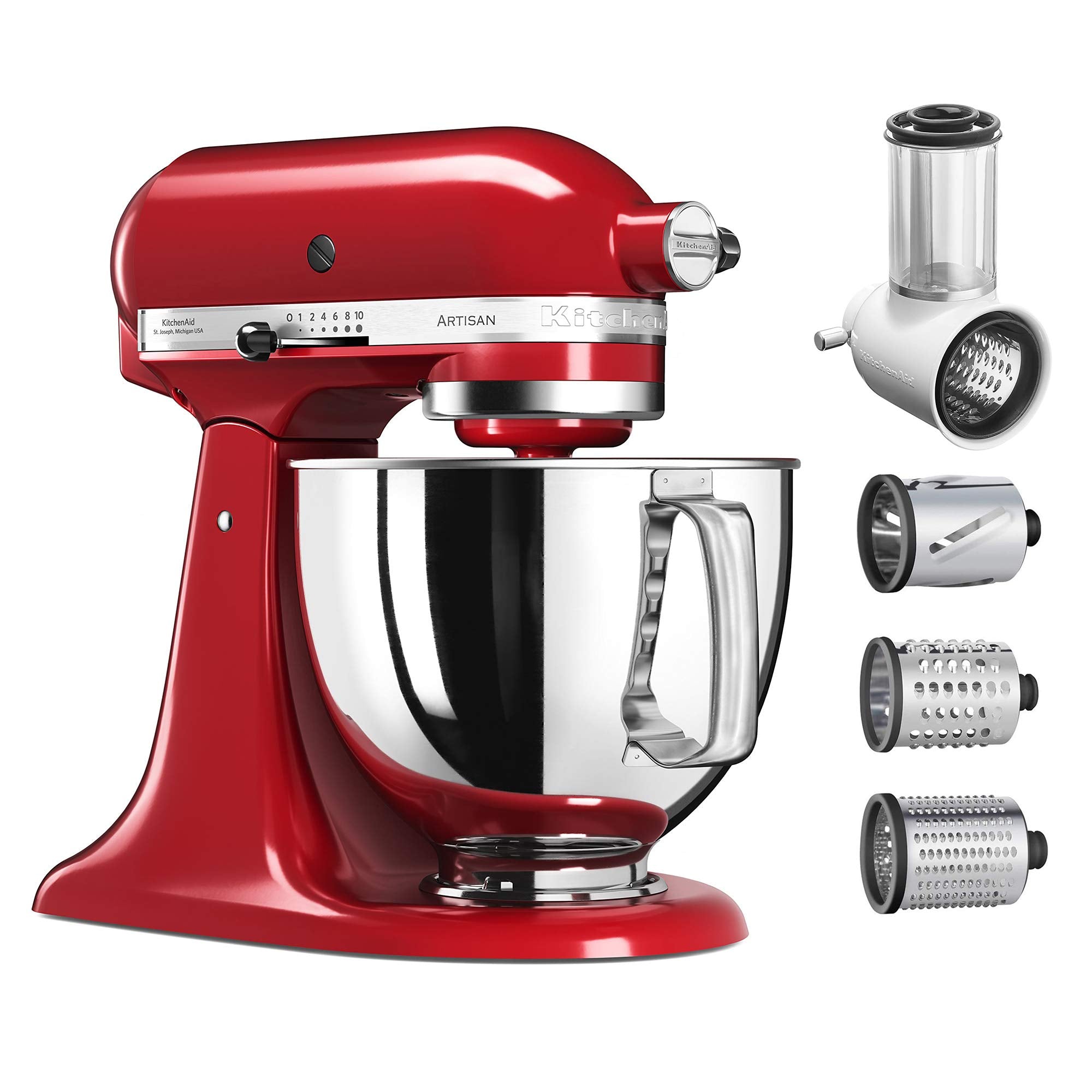 KitchenAid Artisan Series 5-Quart Tilt-Head Stand Mixer, Almond Cream, KSM150PSAC