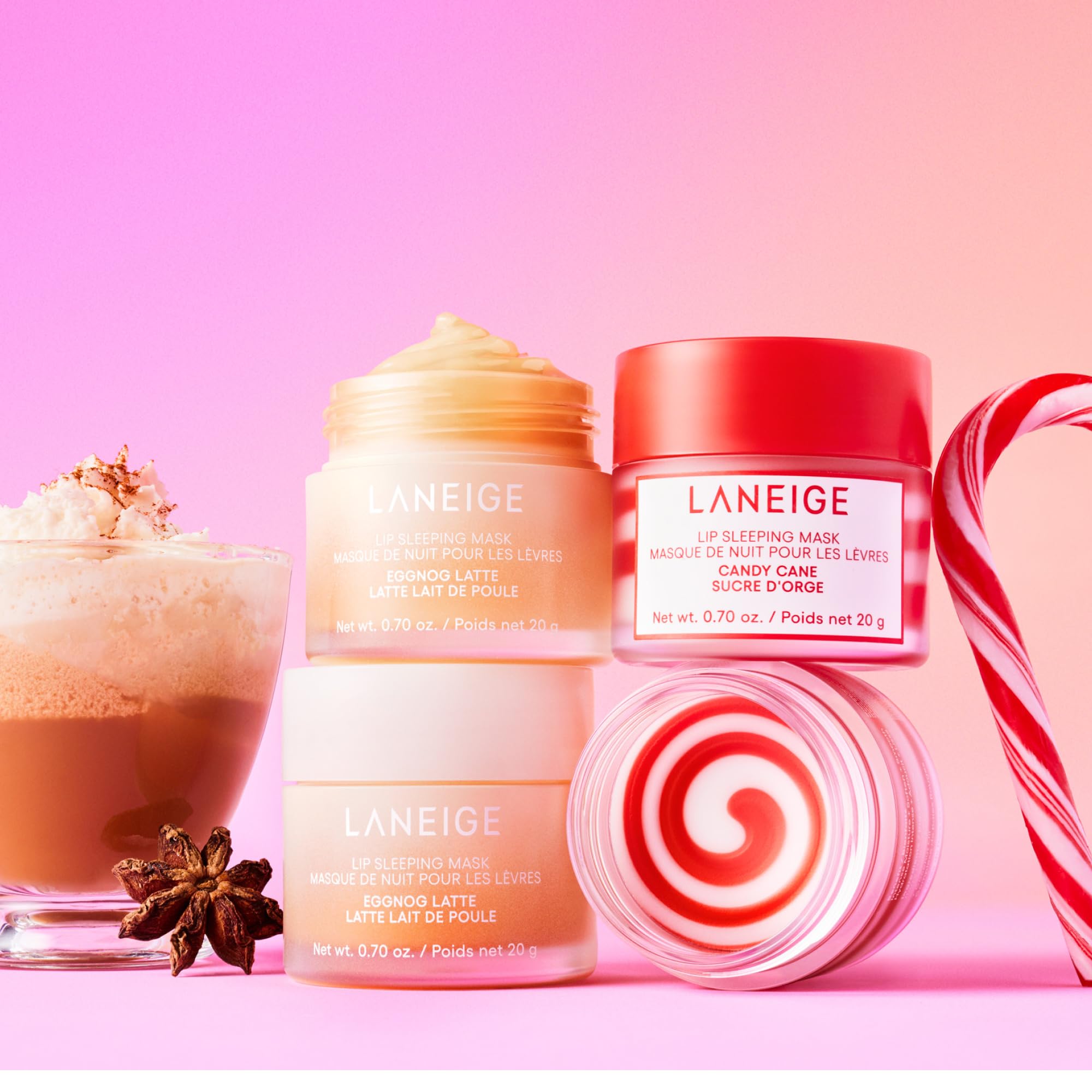 LANEIGE Lip Sleeping Mask: Nourish, Hydrate, Vitamin C, Murumuru & Shea Butter, Antioxidants, Flaky, Dry Lips