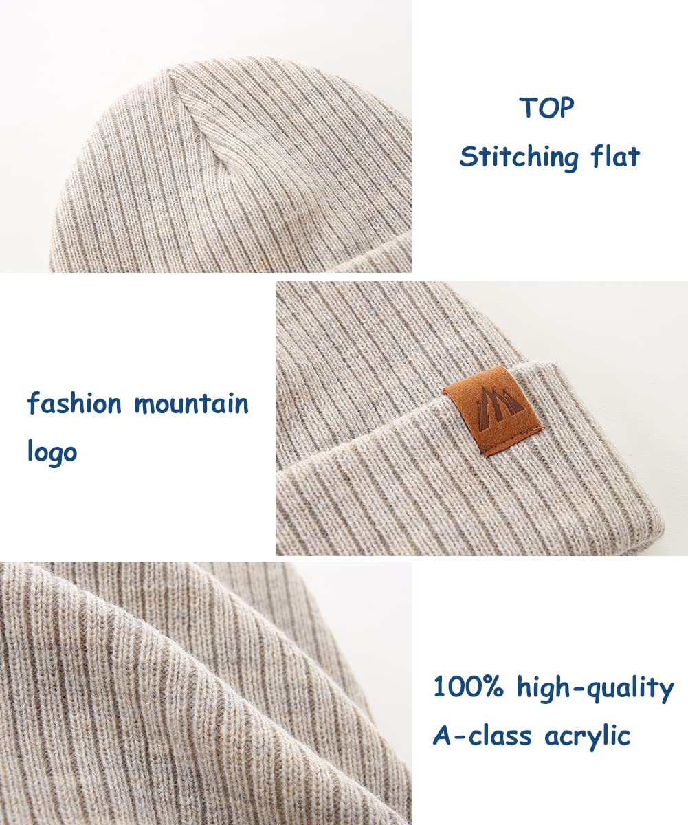 LMLALML Beanie for Toddler Boys Elegant Baby Beanie Knit Winter Hat for Kids
