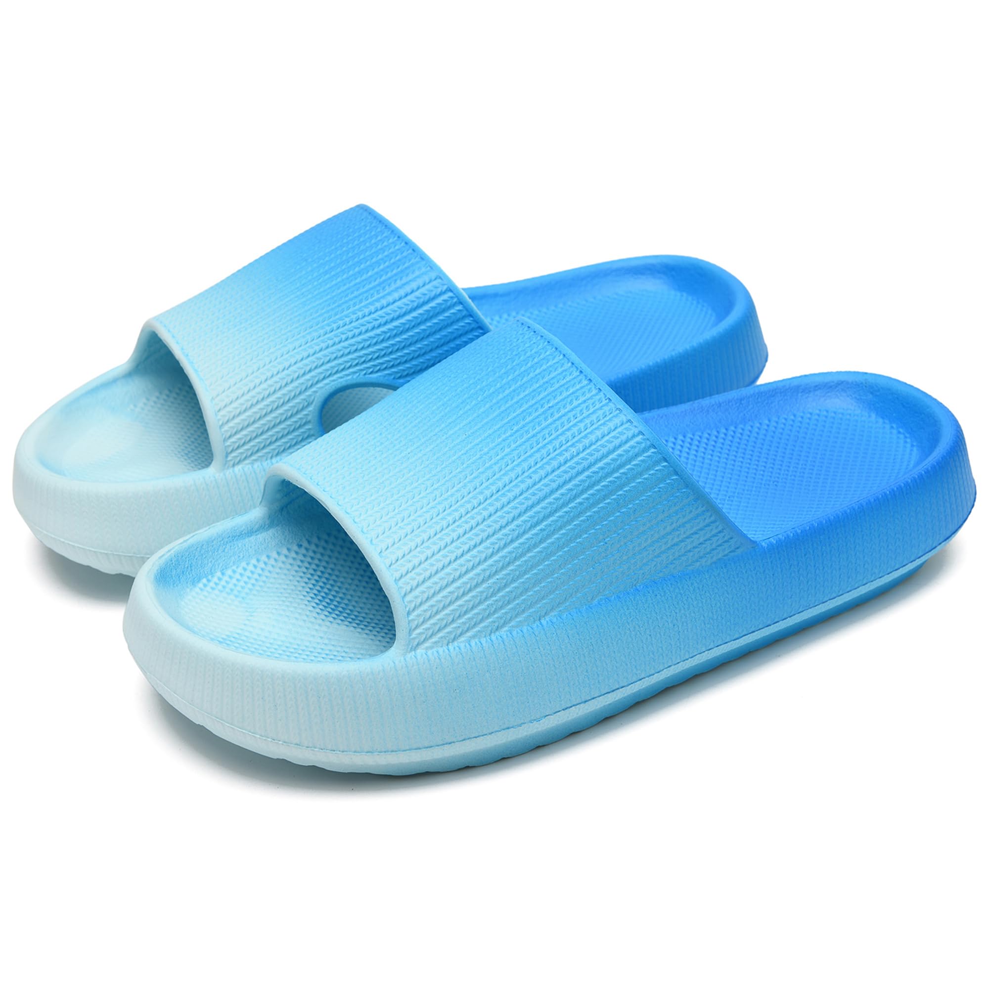 rosyclo Cloud Slippers for Women and Men, Pillow House Slippers Shower Shoes Indoor Slides Bathroom Sandals, Ultimate Comfort, Lightweight, Thick Sole, Non-Slip, Easy to Clean