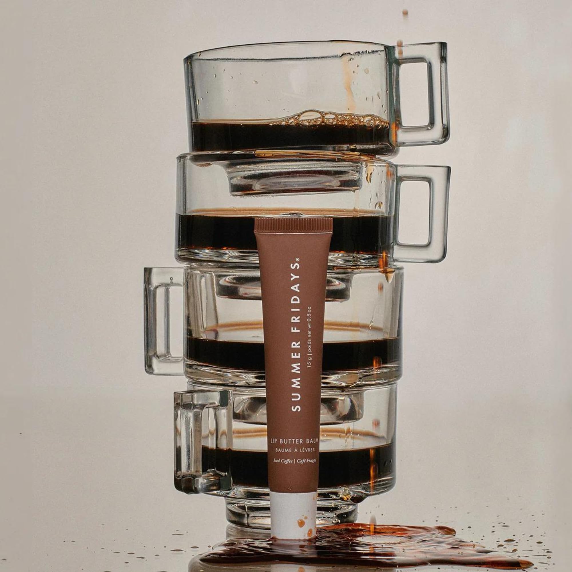 Summer Fridays Lip Butter Balm - Conditioning Lip Mask and Lip Balm for Instant Moisture, Shine and Hydration - Sheer-Tinted, Soothing Lip Care - Vanilla Beige (.5 Oz)