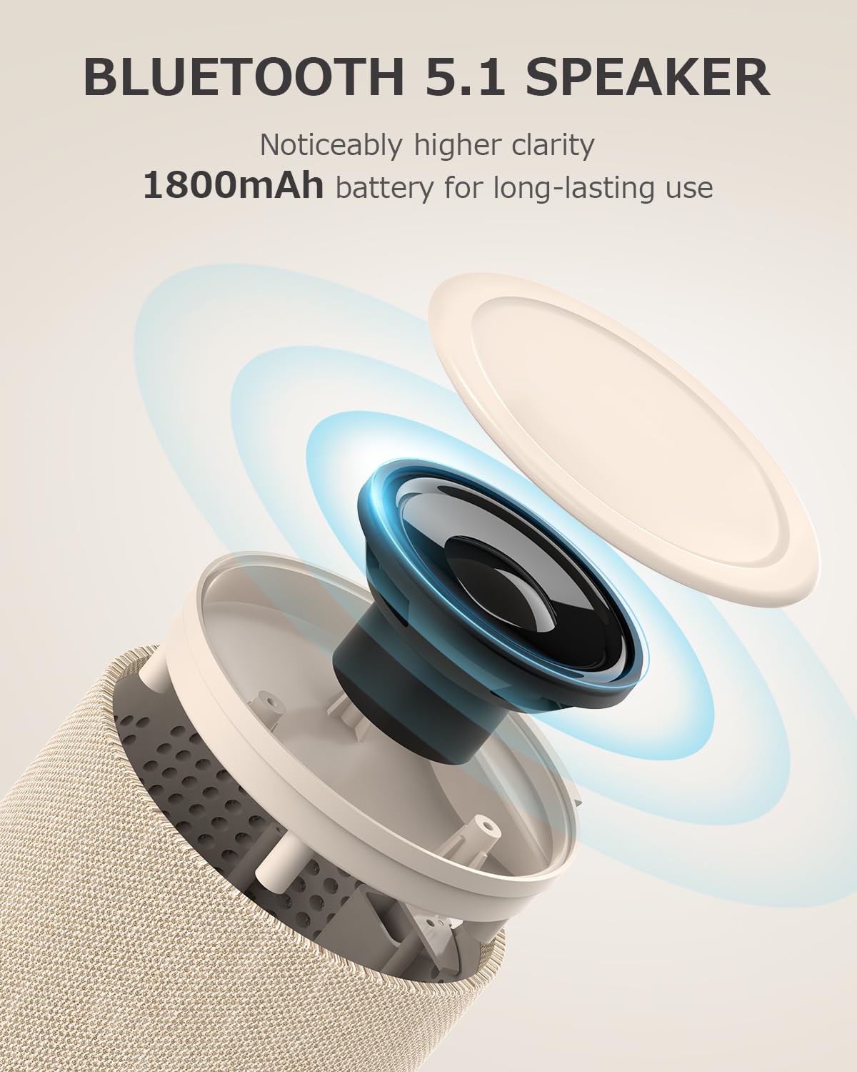 COLSUR Bluetooth Speaker, Magnetic Wireless Charger, Bluetooth Speakers with Night Light, 2 in 1 Wireless Charging Station for iPhone 16/15/14/13/12 Series, AirPods Pro/3/2(Gift Ideal)