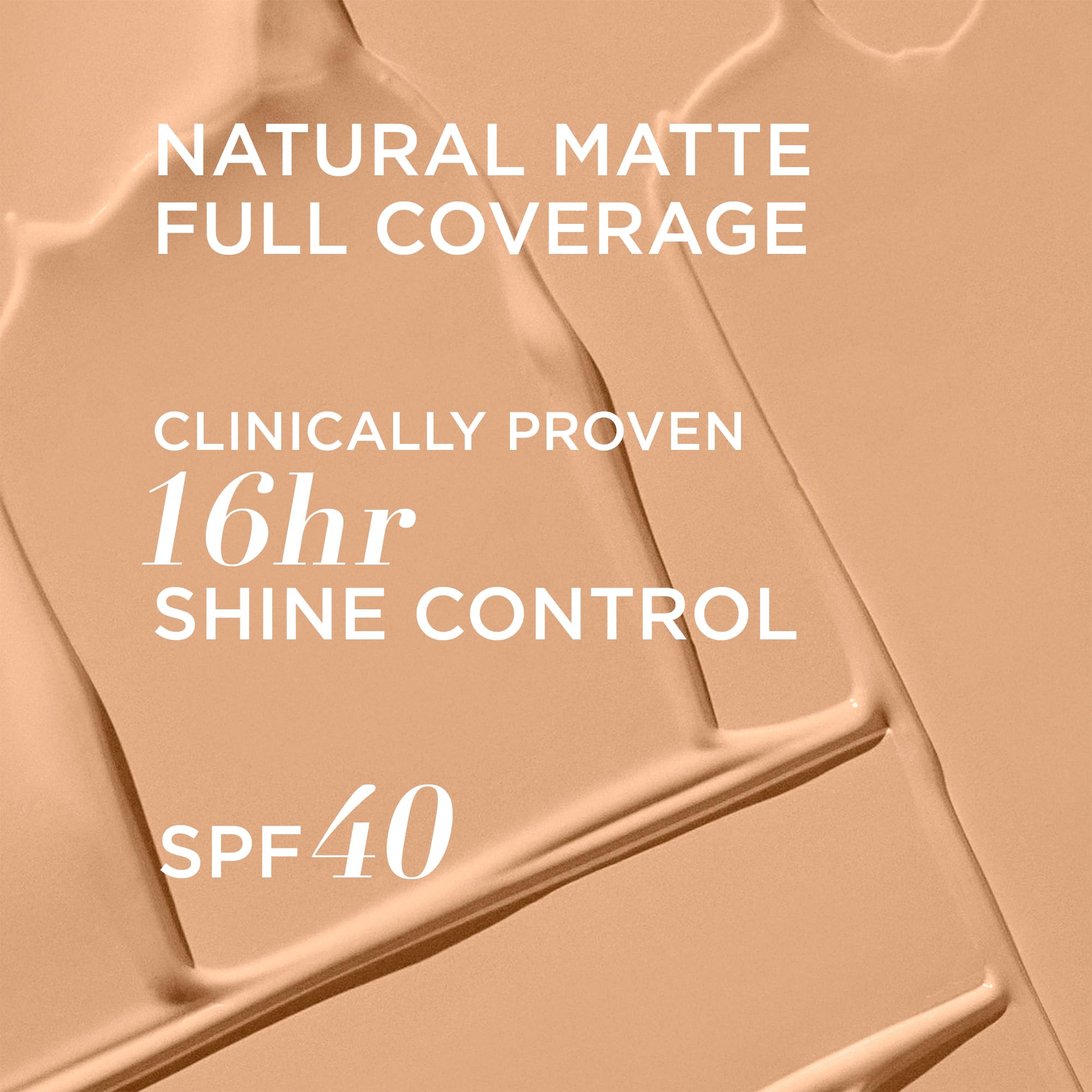 IT Cosmetics CC+ Cream Natural Matte Foundation with SPF 40 - Shine-Reducing & Long-Wear Full Coverage Foundation For Oily Skin - With Hyaluronic Acid - Fragrance Free & Non-Comedogenic - 1.08 fl oz