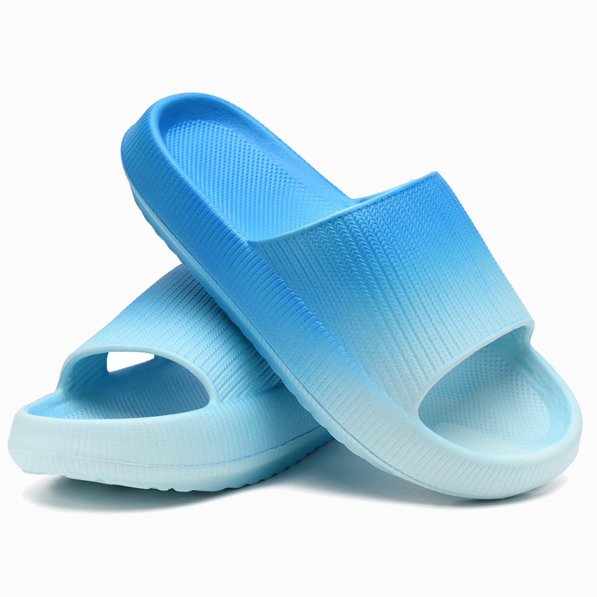 rosyclo Cloud Slippers for Women and Men, Pillow House Slippers Shower Shoes Indoor Slides Bathroom Sandals, Ultimate Comfort, Lightweight, Thick Sole, Non-Slip, Easy to Clean