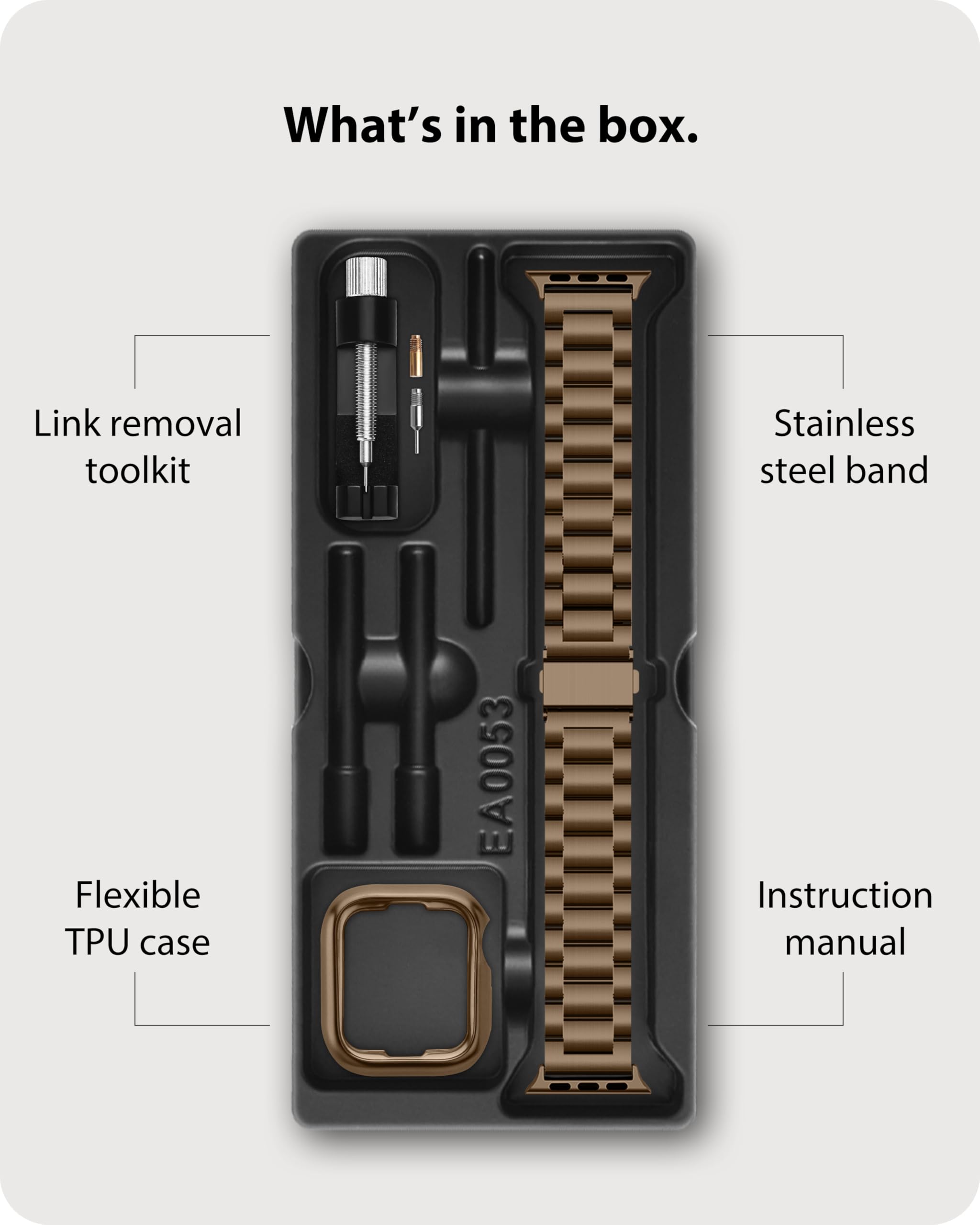 Fullmosa Compatible with Apple Watch Band 49mm 45mm 44mm 42mm 41mm 40mm 38mm, Stainless Steel iWatch Band with Case Compatible for Apple Watch Ultra 2 Ultra Series 10 9 8 7 6 5 4 3 2 1&iWatch SE