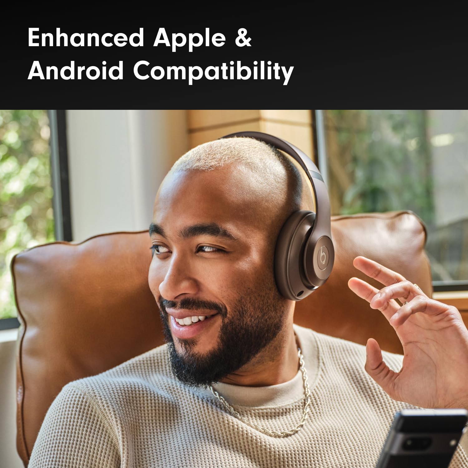 Beats Studio Pro - Wireless Bluetooth Noise Cancelling Headphones - Personalized Spatial Audio, USB-C Lossless Audio, Apple & Android Compatibility, Up to 40 Hours Battery Life - Matte White