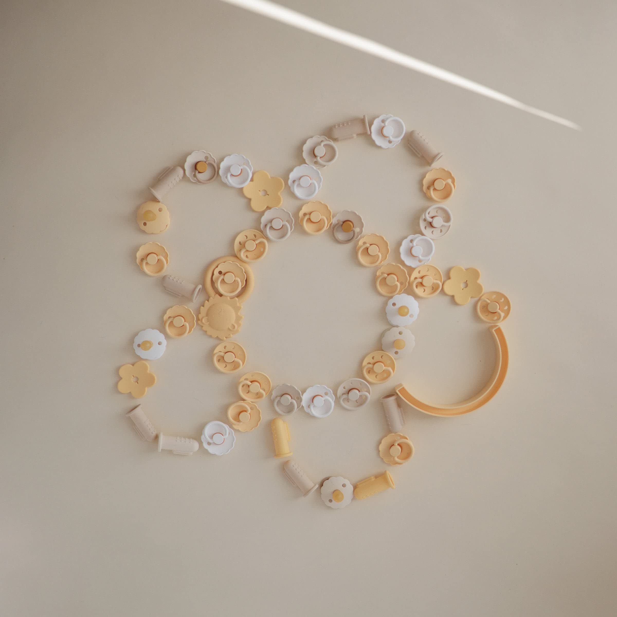 mushie Baby Finger Toothbrush (Cambridge Blue/Shifting Sand) 2-Pack