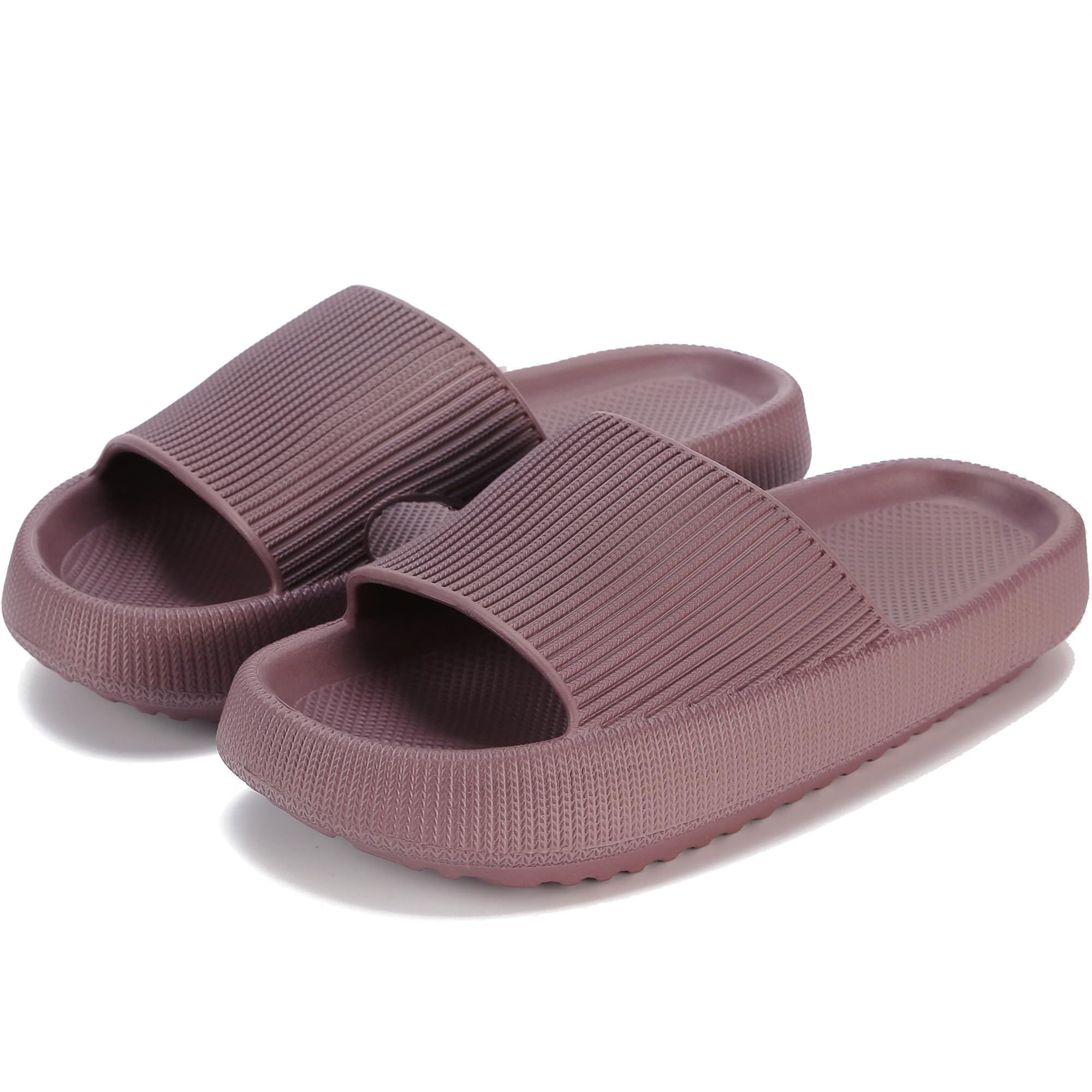 rosyclo Cloud Slippers for Women and Men, Pillow House Slippers Shower Shoes Indoor Slides Bathroom Sandals, Ultimate Comfort, Lightweight, Thick Sole, Non-Slip, Easy to Clean