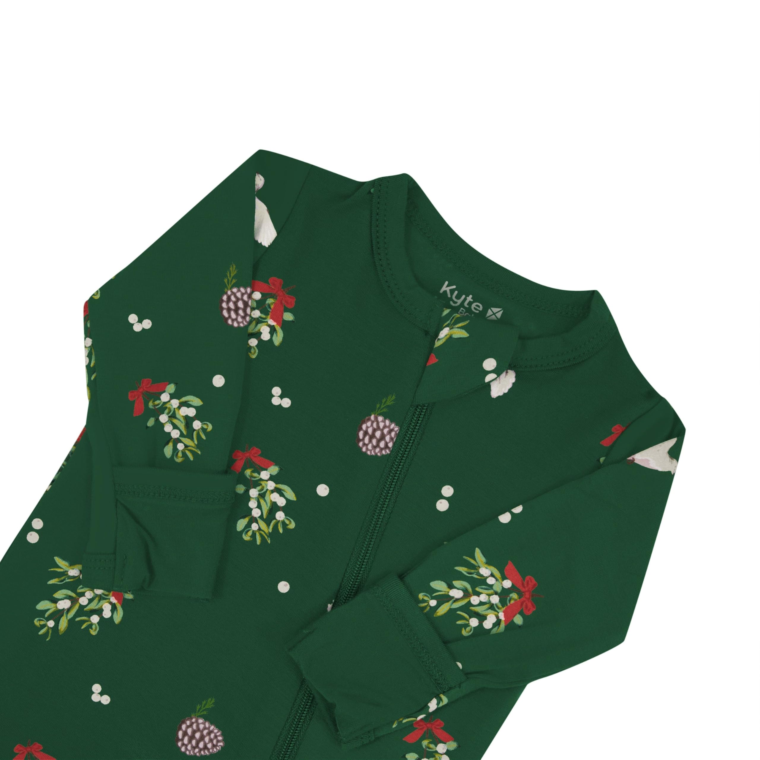 KYTE BABY Unisex Zipper Closure Footies, Rayon Made From Bamboo, 0-24 Months