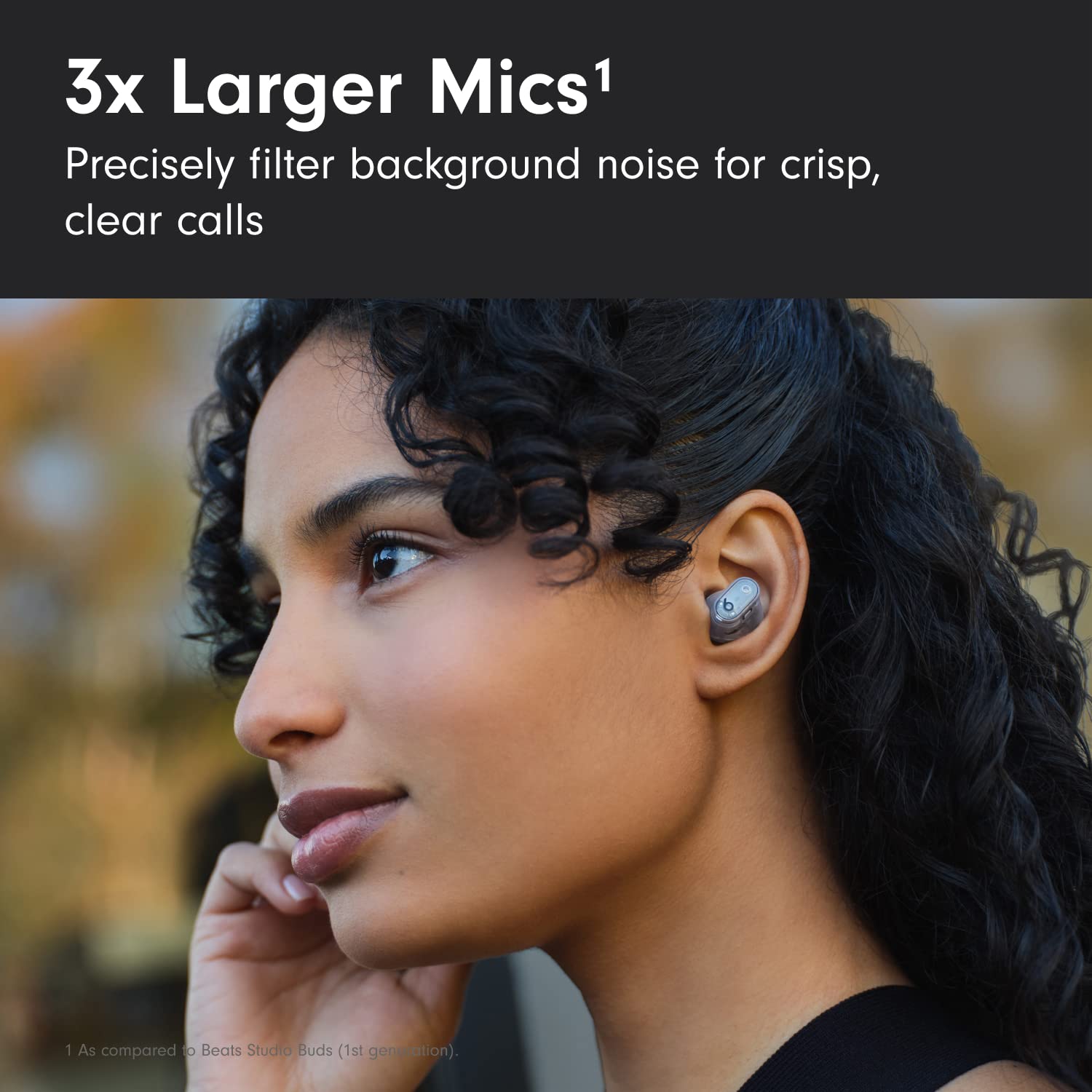 Beats Studio Buds + | True Wireless Noise Cancelling Earbuds, Enhanced Apple & Android Compatibility, Built-in Microphone, Sweat Resistant Bluetooth Headphones, Spatial Audio - Ivory