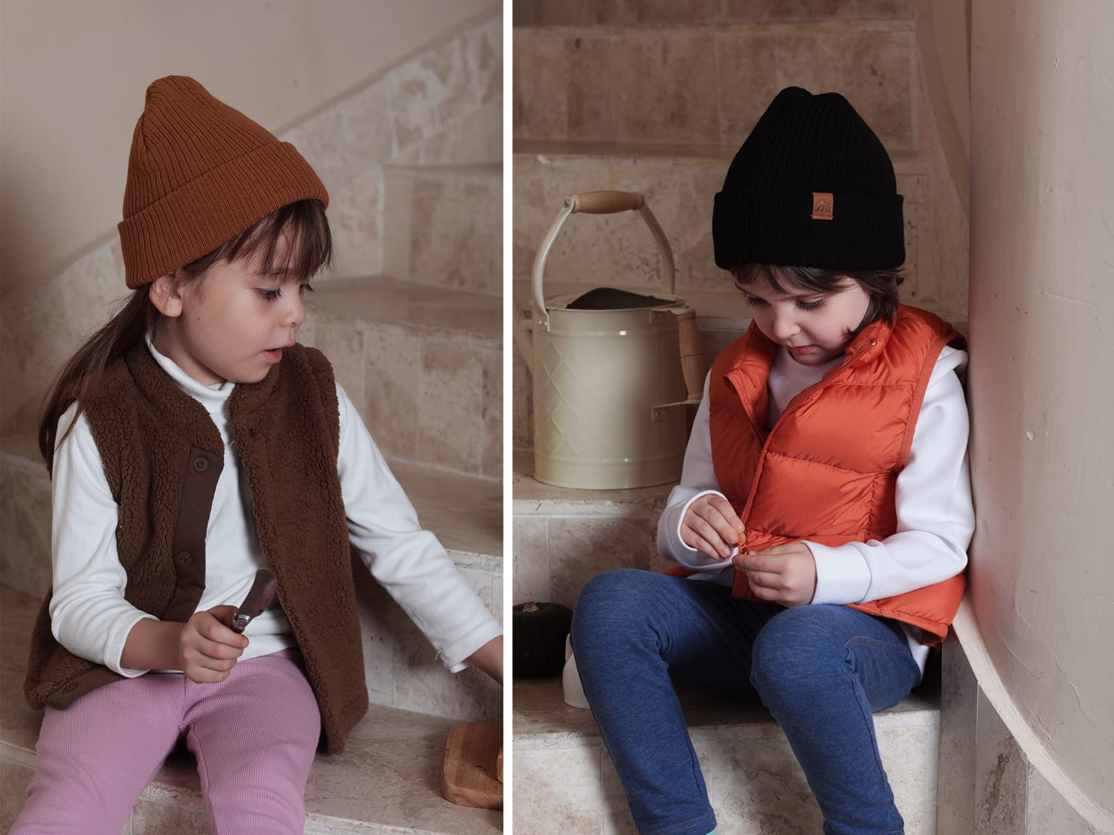 LMLALML Beanie for Toddler Boys Elegant Baby Beanie Knit Winter Hat for Kids
