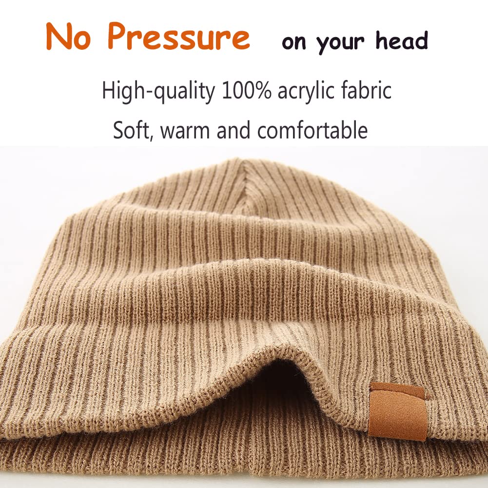 LMLALML Beanie for Toddler Boys Elegant Baby Beanie Knit Winter Hat for Kids