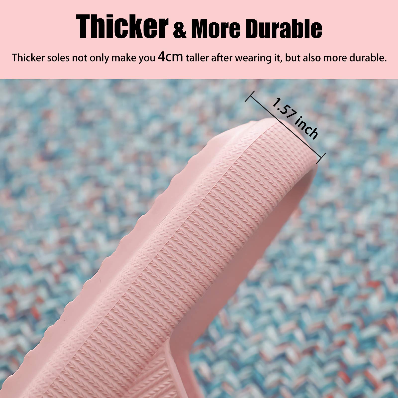 rosyclo Cloud Slippers for Women and Men, Pillow House Slippers Shower Shoes Indoor Slides Bathroom Sandals, Ultimate Comfort, Lightweight, Thick Sole, Non-Slip, Easy to Clean