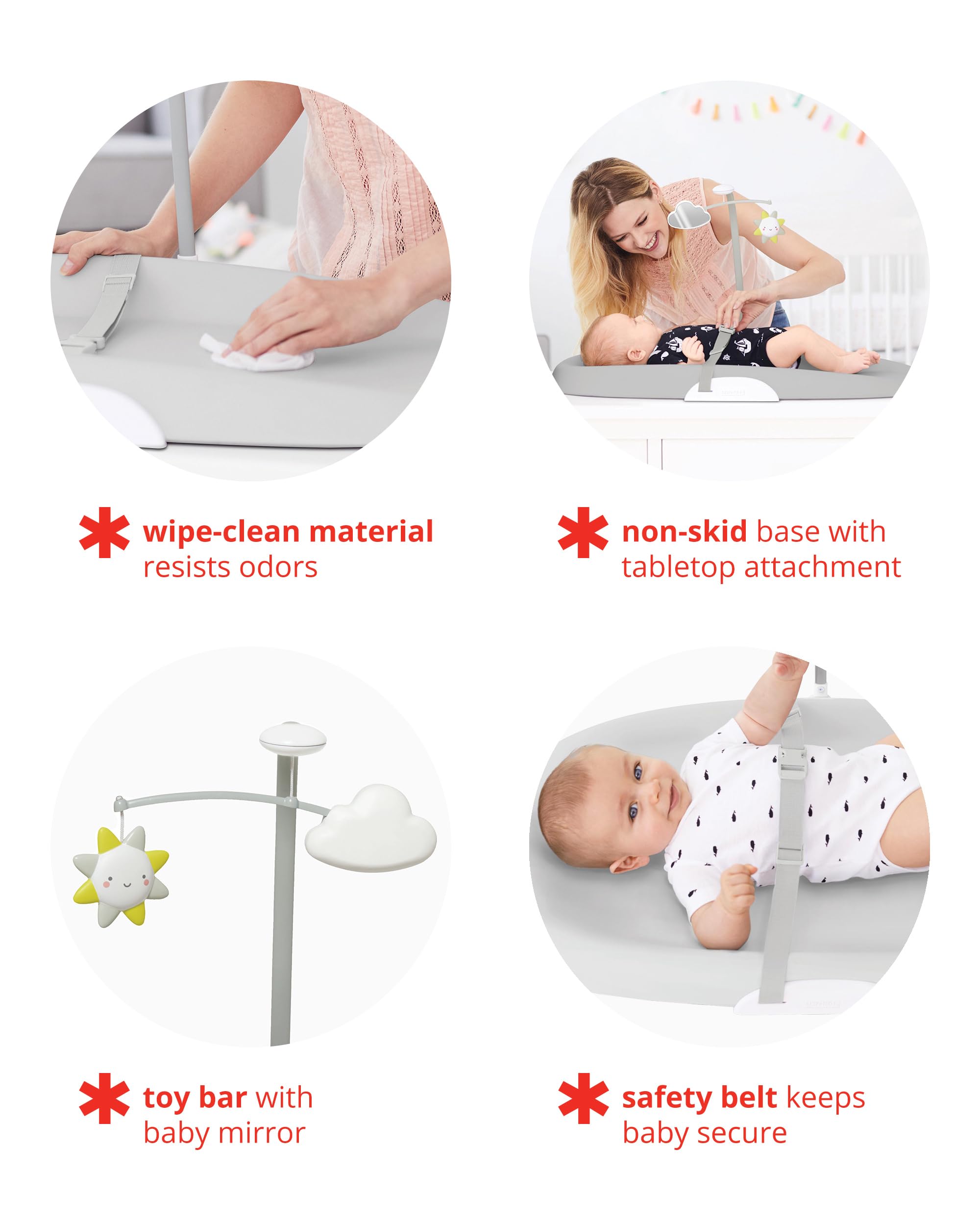 Skip Hop Baby Changing Pad, Nursery Style, Grey