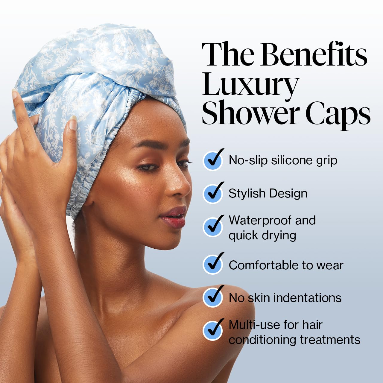 Kitsch Microfiber Hair Towel Wrap - Quick Dry Curly Hair Wraps for Women Wet Hair | Microfiber Towel for Hair | Hair Drying Towel Wrap | Hair Towels for Women | Hair Turban for Wet Hair (Blush)