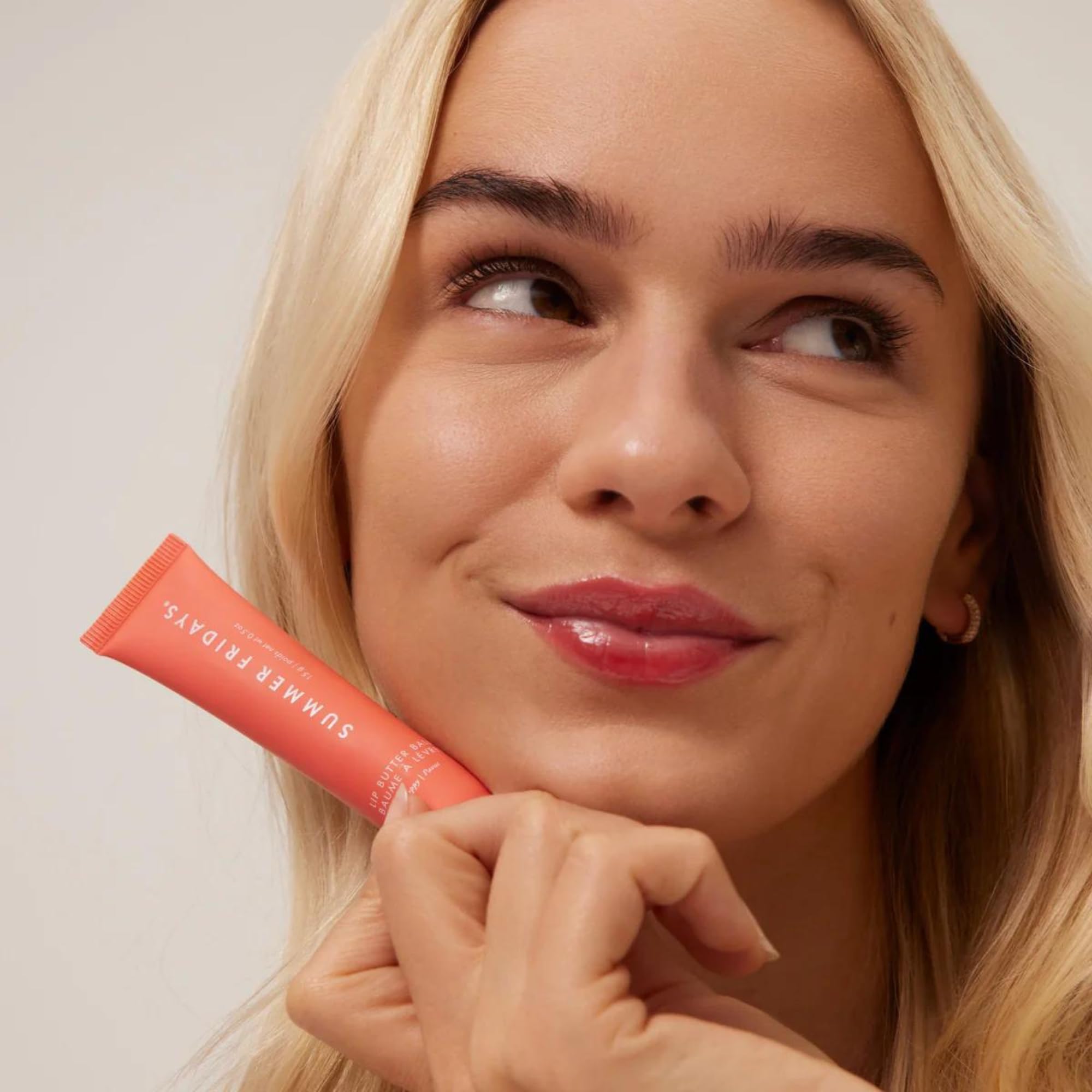 Summer Fridays Lip Butter Balm - Conditioning Lip Mask and Lip Balm for Instant Moisture, Shine and Hydration - Sheer-Tinted, Soothing Lip Care - Vanilla Beige (.5 Oz)