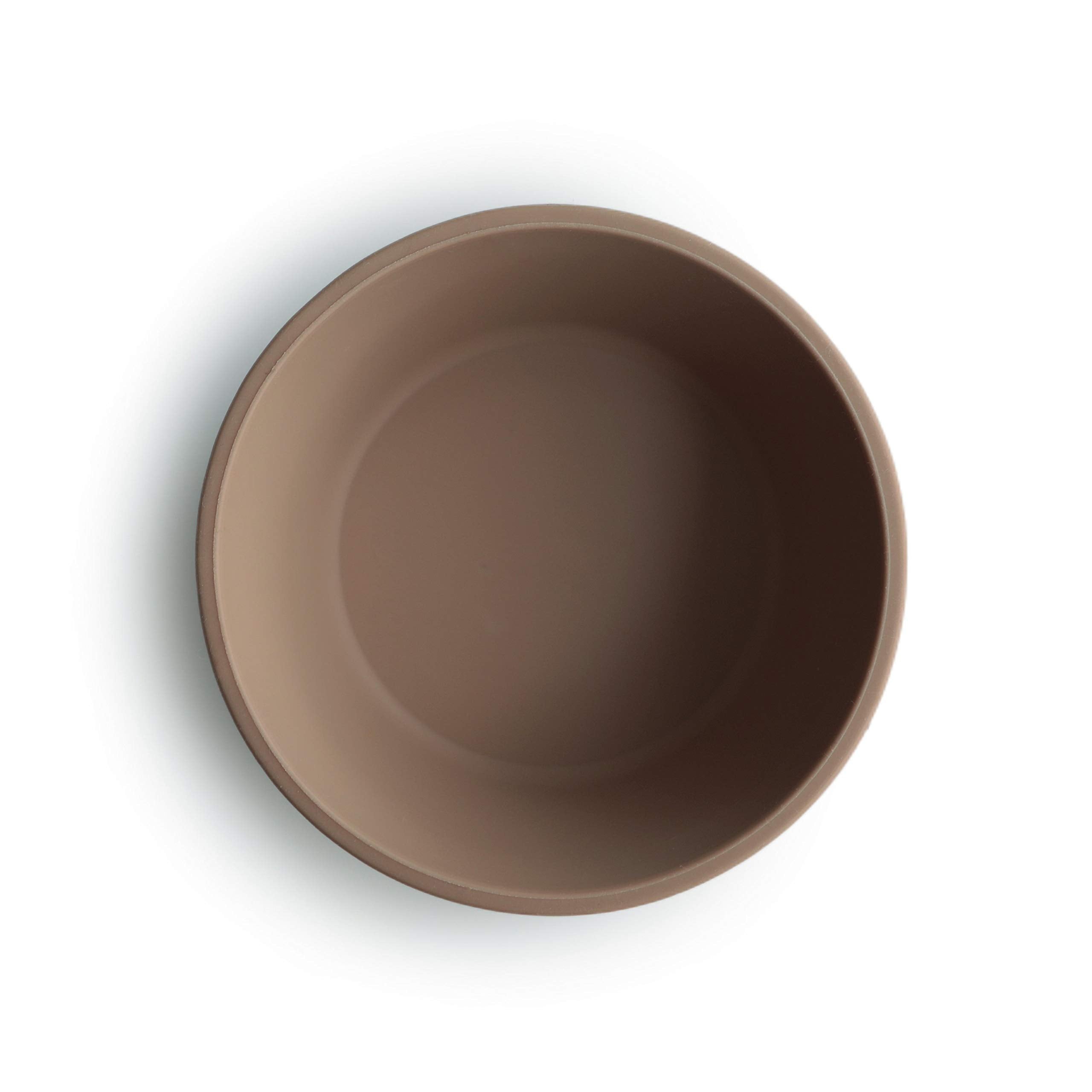 mushie Silicone Suction Bowl | BPA-Free Non-Slip Design (Ivory)
