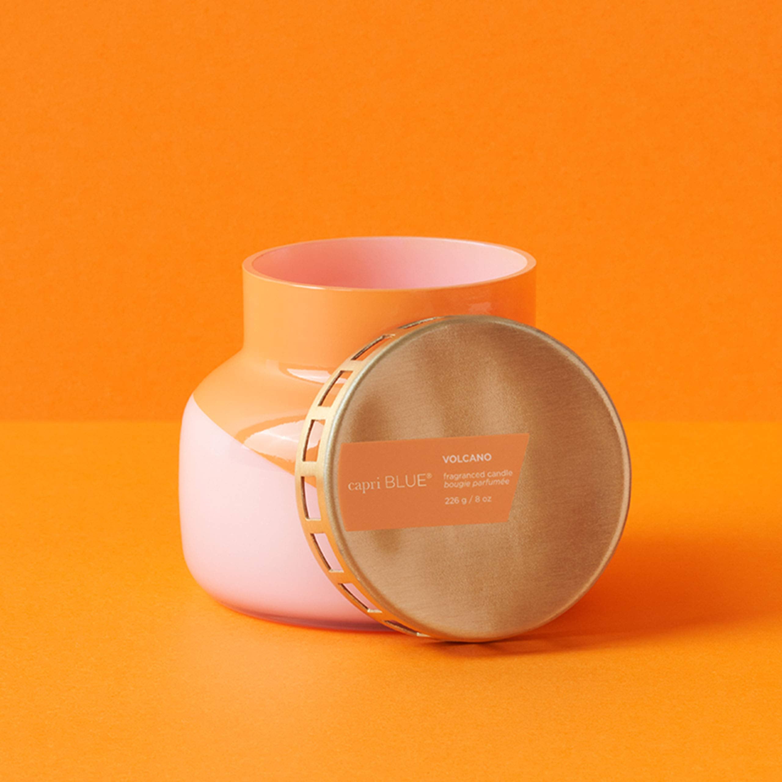 Capri Blue Pineapple Flower Candle - Dual Tone Signature Jar Candle - Luxury Aromatherapy Soy Candle - Fresh Scented Candle (19 Oz)