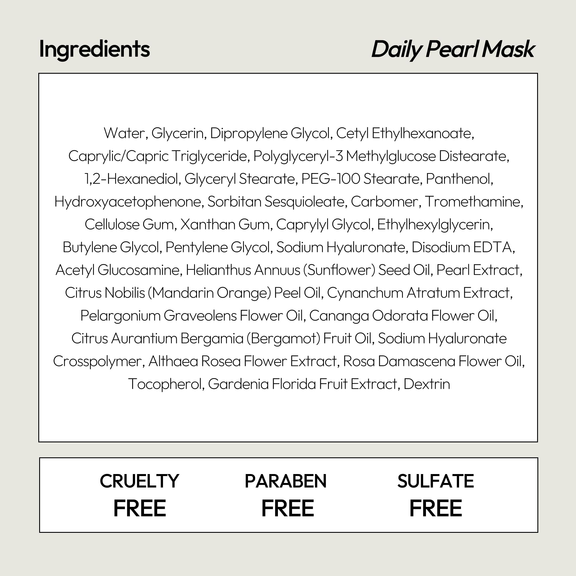 LAPCOS Pearl Sheet Mask, Daily Face Mask with Probiotics to Brighten and Clarify Skin, Korean Beauty Favorite, 5-Pack